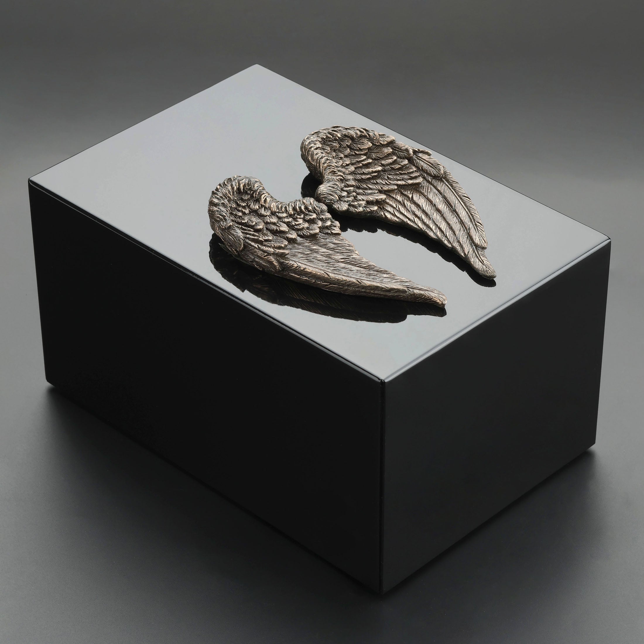 Angel Wings Ceremonial Metal Urn