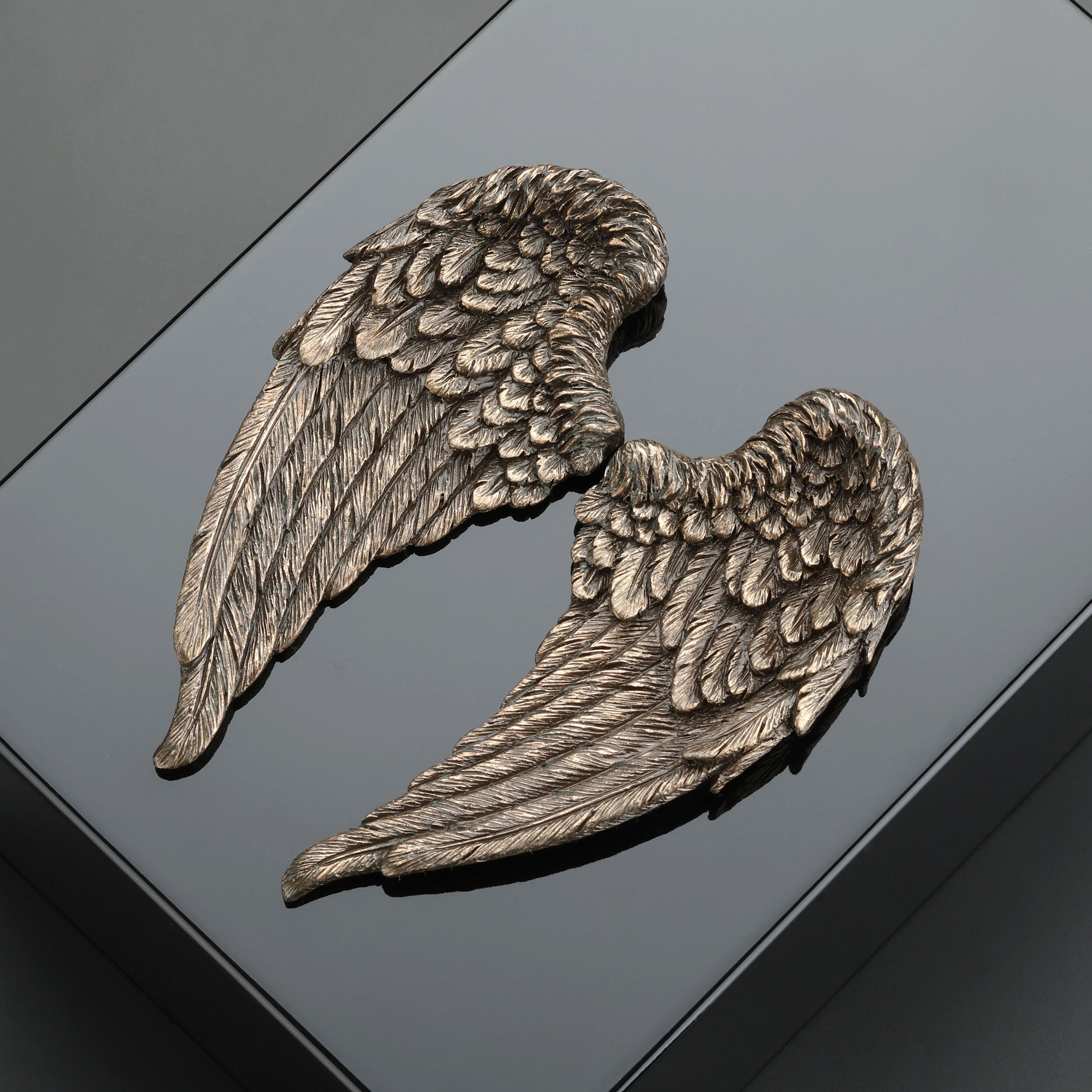 Angel Wings Ceremonial Metal Urn