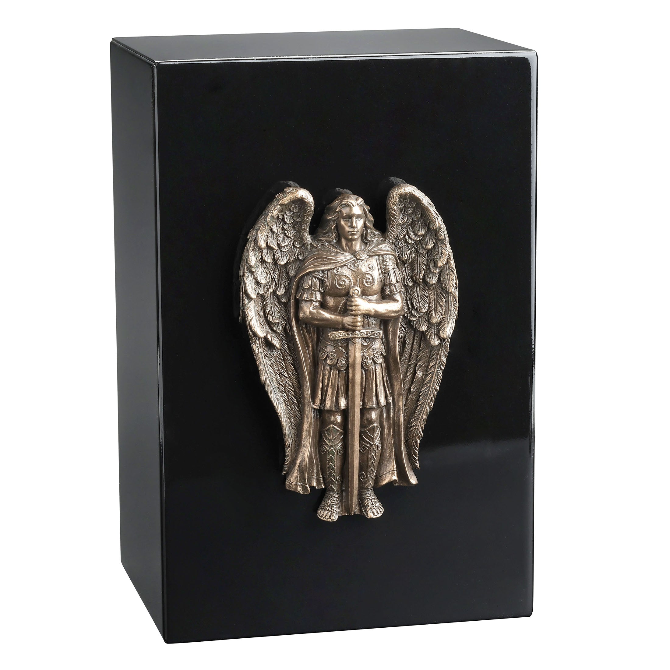 Archangel Saint Michael Ceremonial Metal Urn