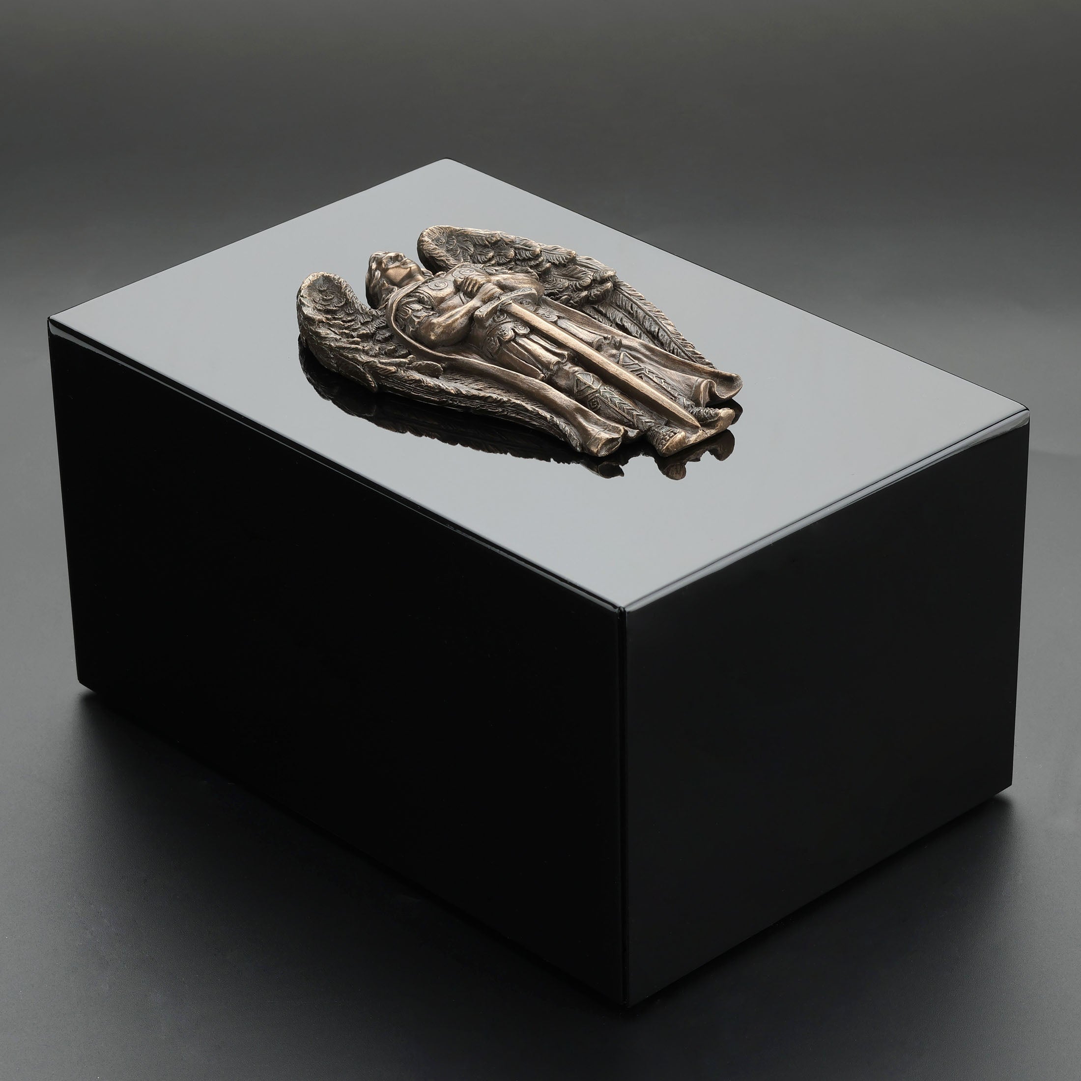Archangel Saint Michael Ceremonial Metal Urn
