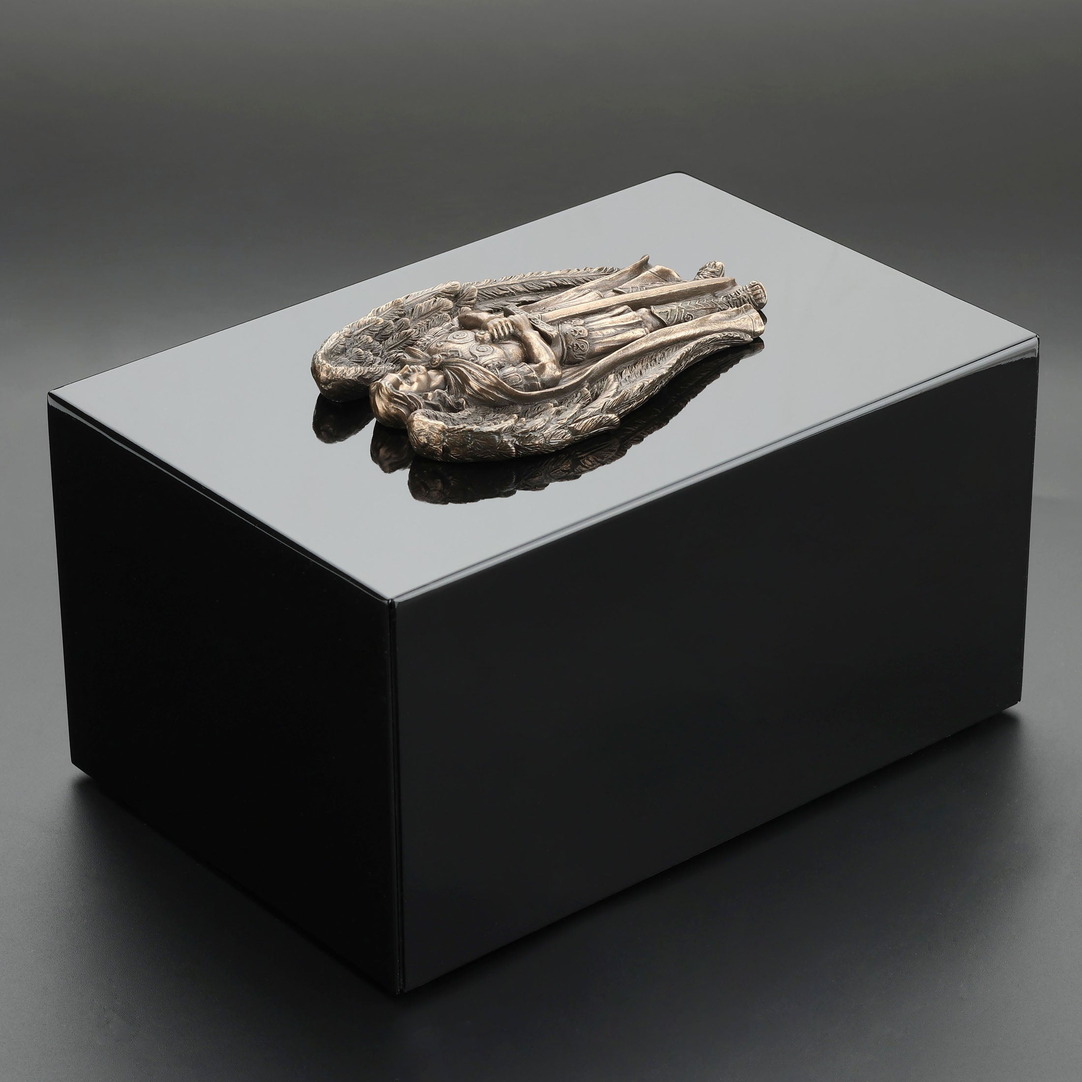 Archangel Saint Michael Ceremonial Metal Urn