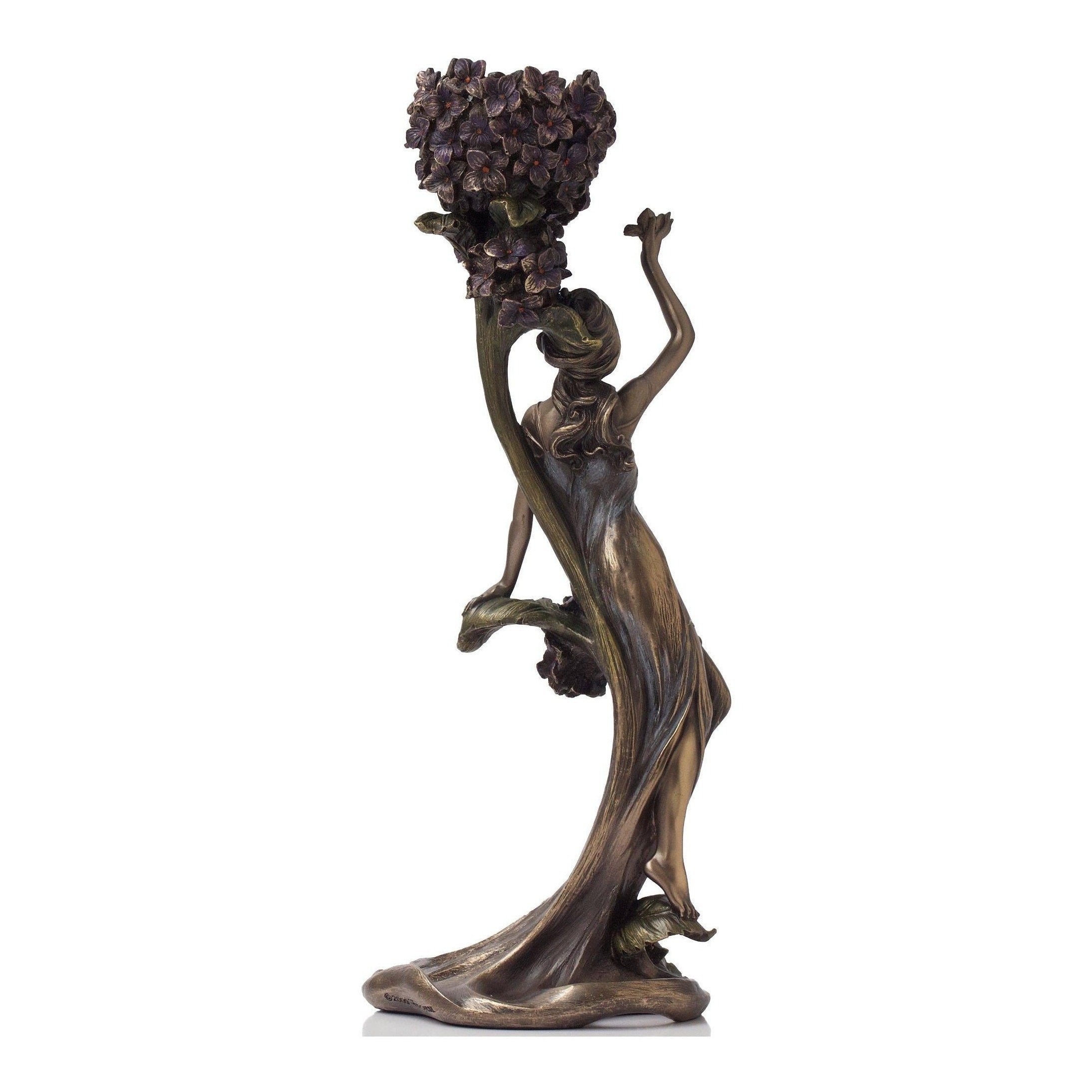 Candleholder with Flower and Girl shape | Lighting | Home Decor