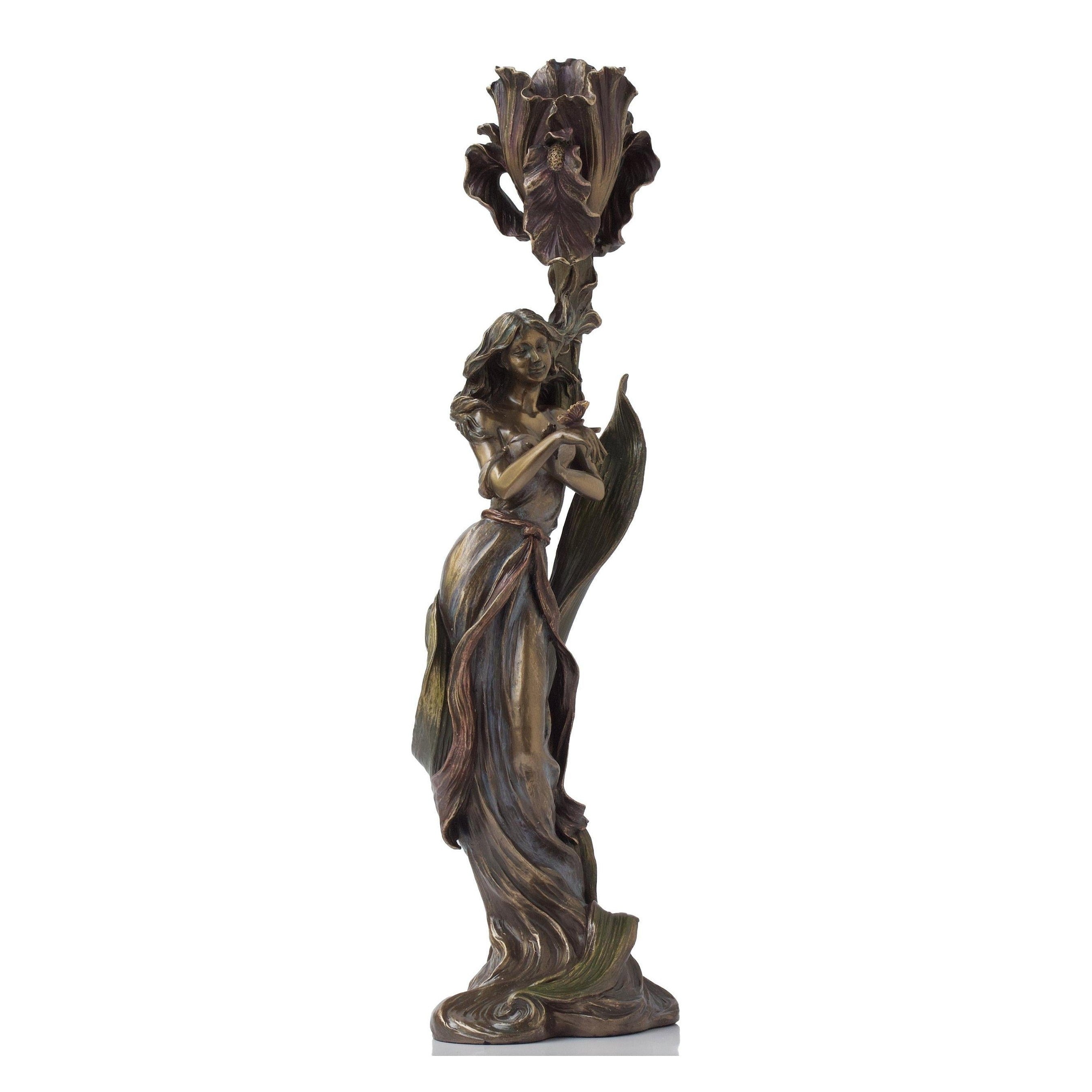 Candlestick with Girl and Flower Shape | Lighting | Home Decor