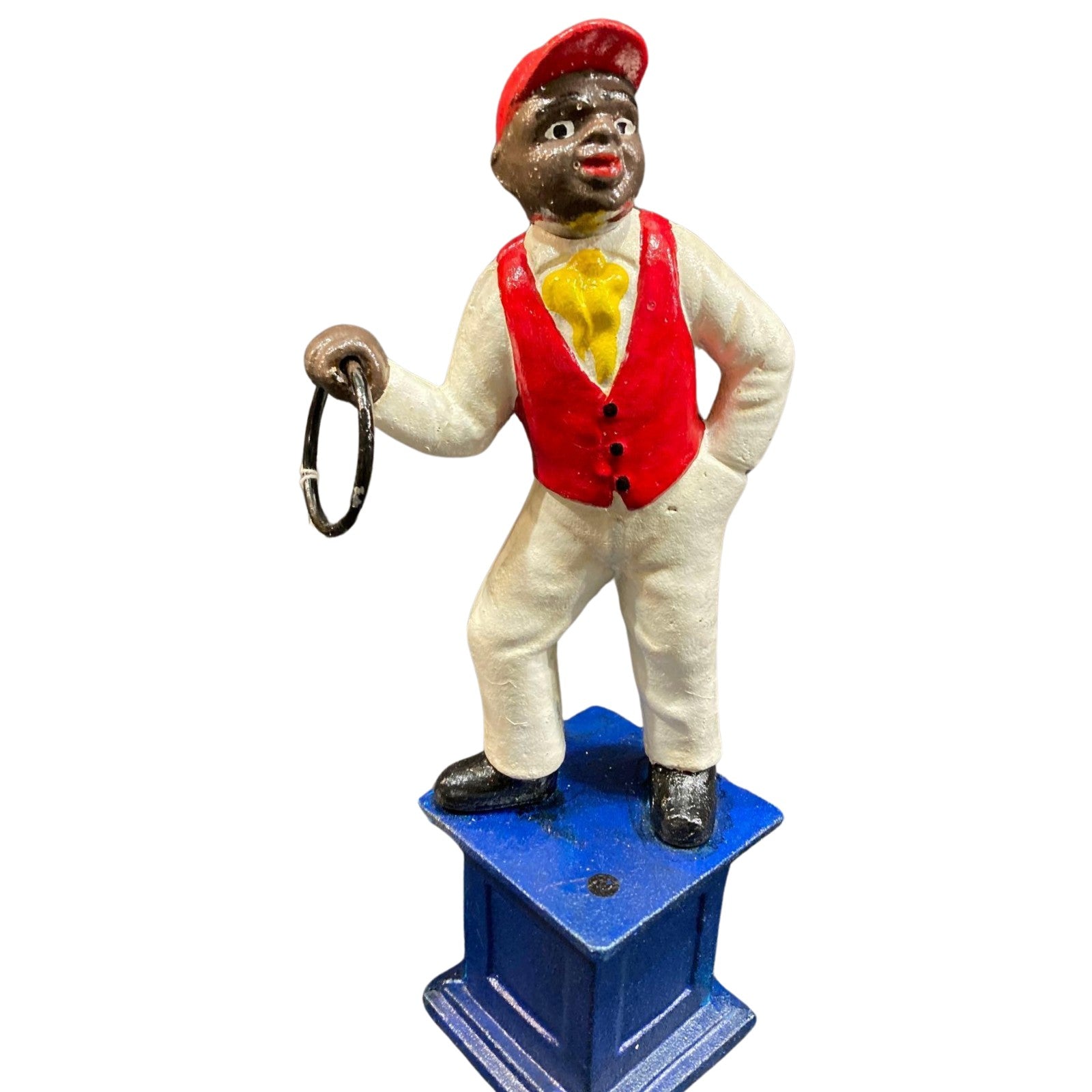 Cast Iron "Jocko" Style Hitching Post | Curios & Collectibles