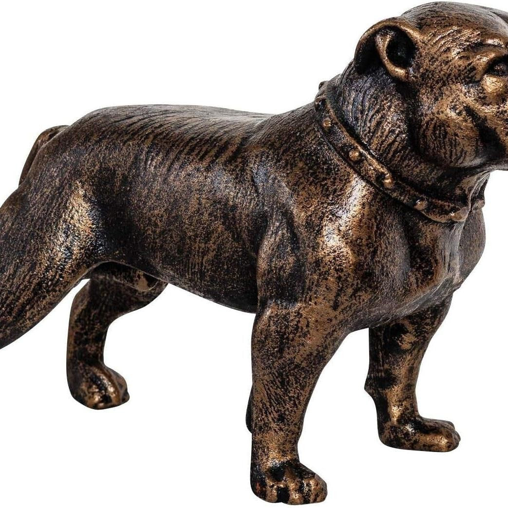 Cast Iron Staffordshire Terrier | Animal Sculptures | Home Decor