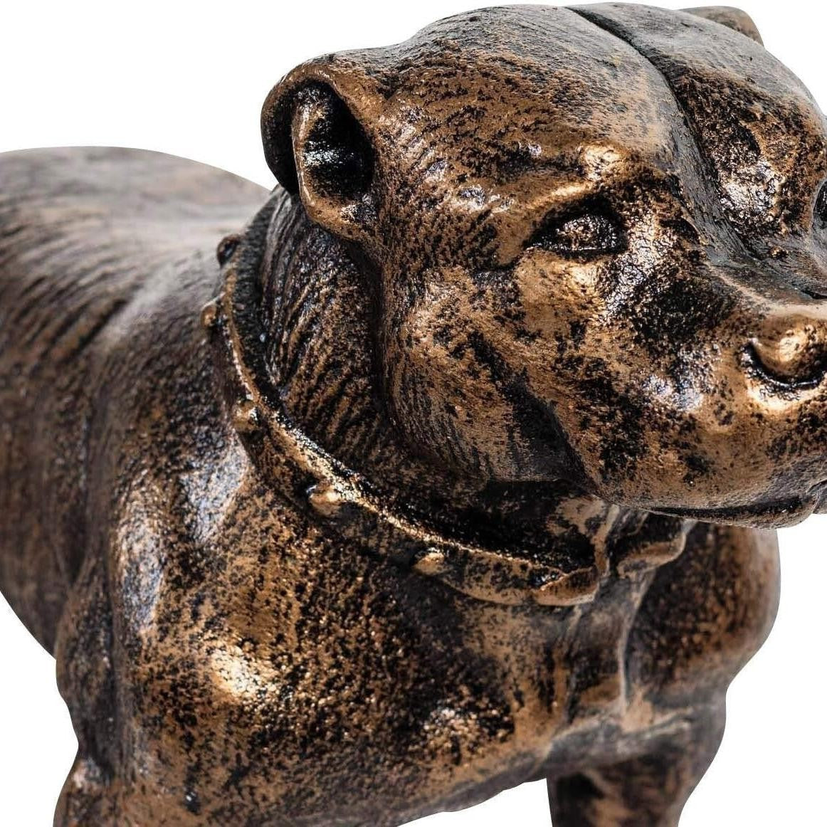 Cast Iron Staffordshire Terrier | Animal Sculptures | Home Decor