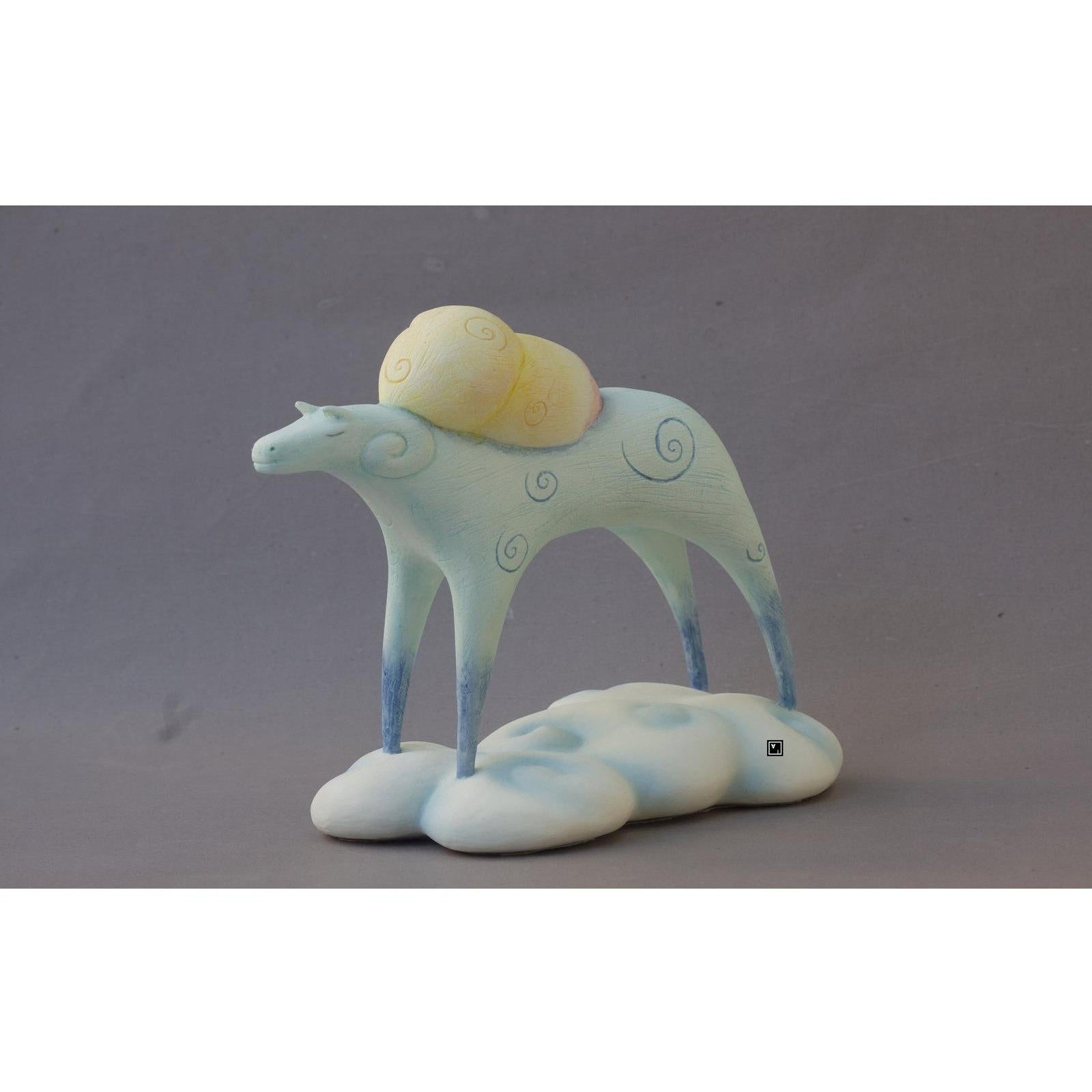 Child Doll Sculpture, Child at Heart Series Dream Horse Doll Figurine
