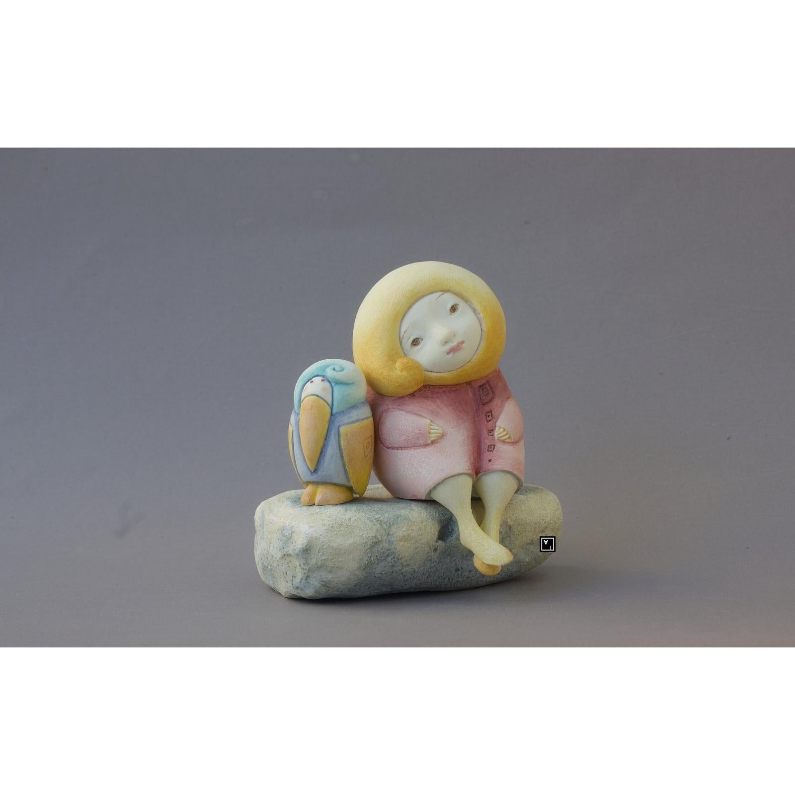 Child Doll Sculpture, Child at Heart Series Friend Doll Figurine