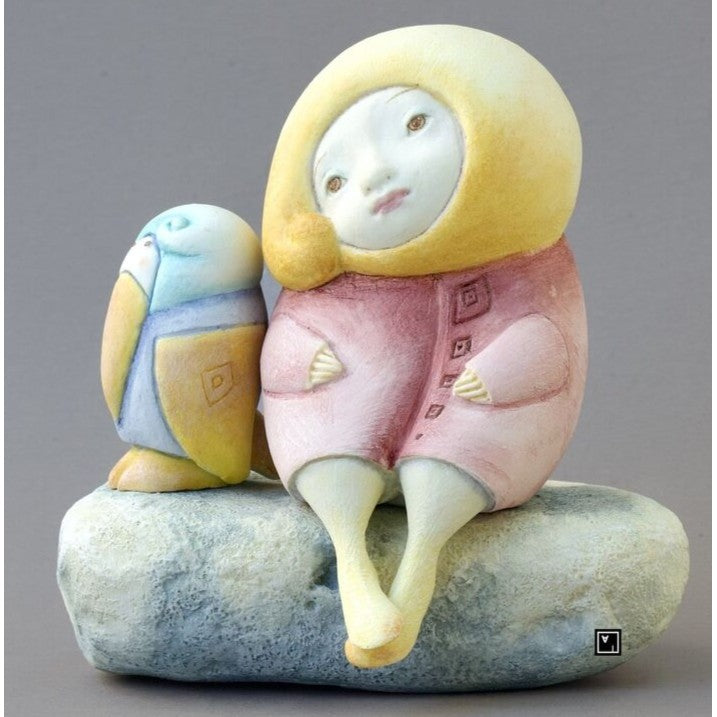 Child Doll Sculpture, Child at Heart Series Friend Doll Figurine