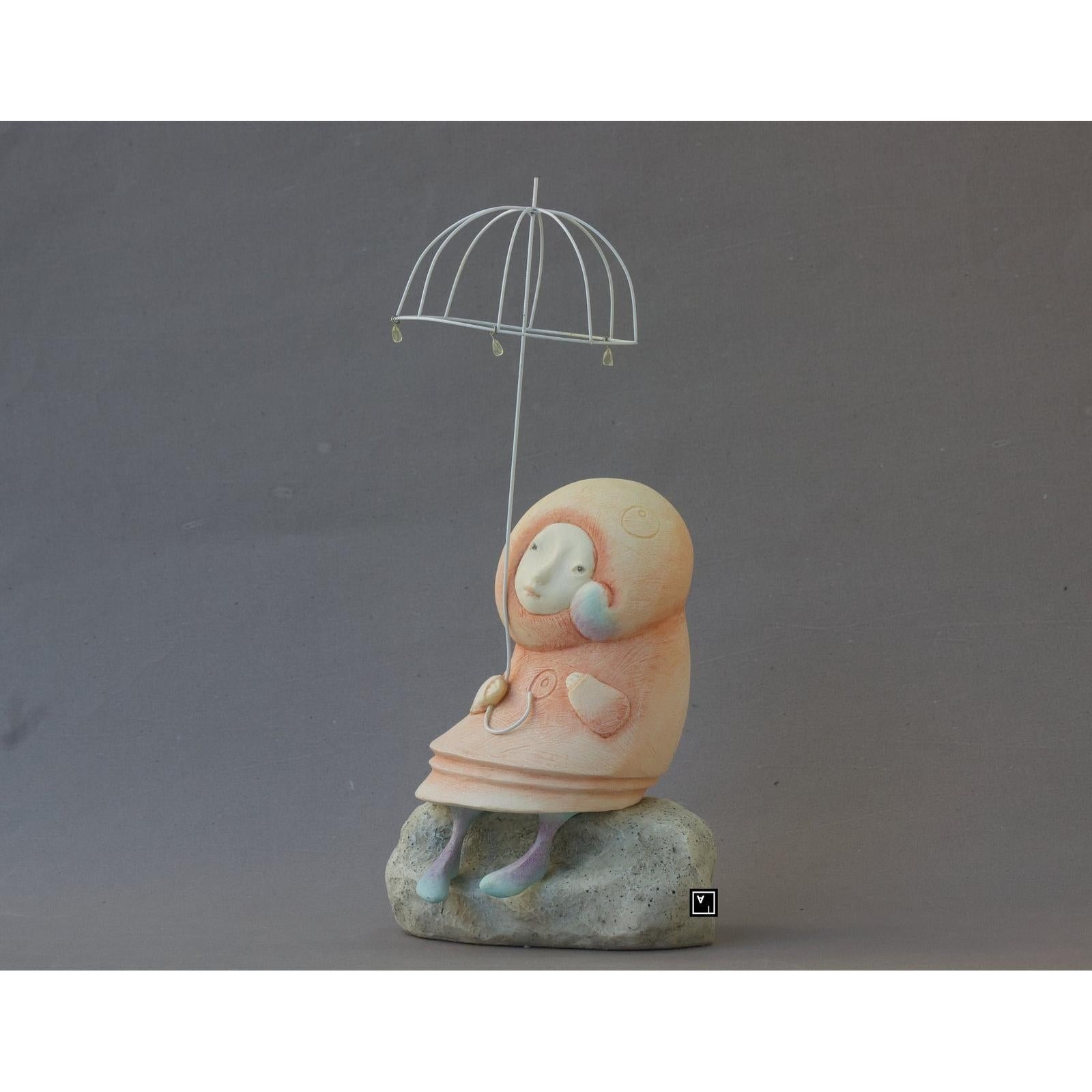 Child Doll Sculpture, Child at Heart Series Rain Doll Figurine