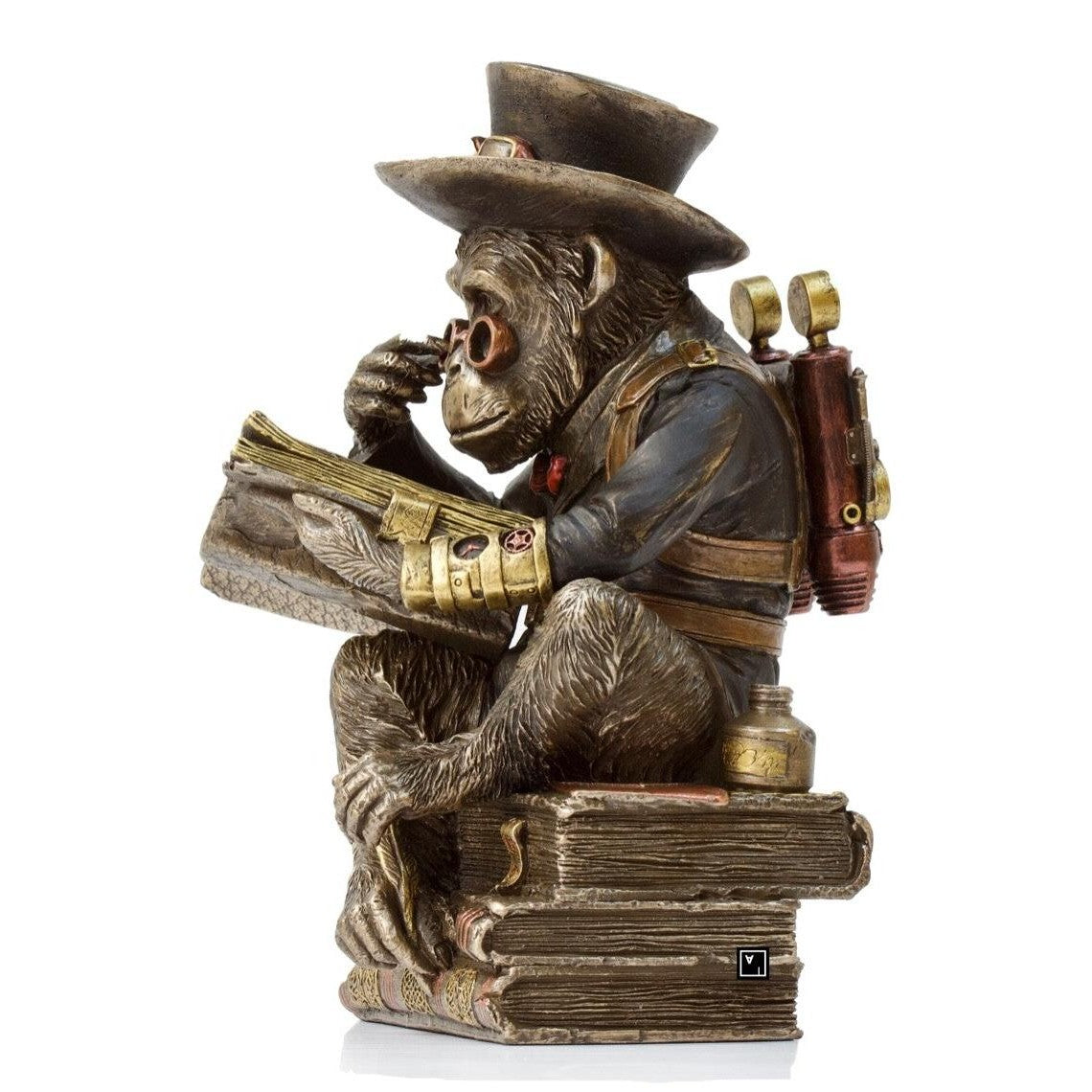 Chimpanzee Professor | Animal Sculptures | Home Decor | Handcrafted