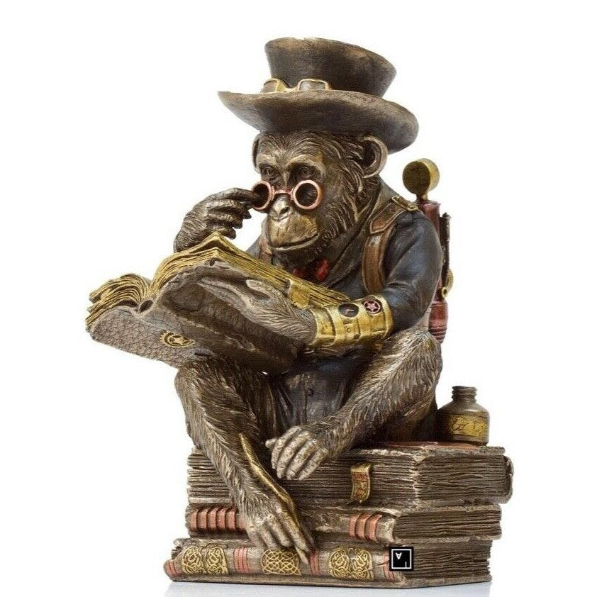 Chimpanzee Professor | Animal Sculptures | Home Decor | Handcrafted
