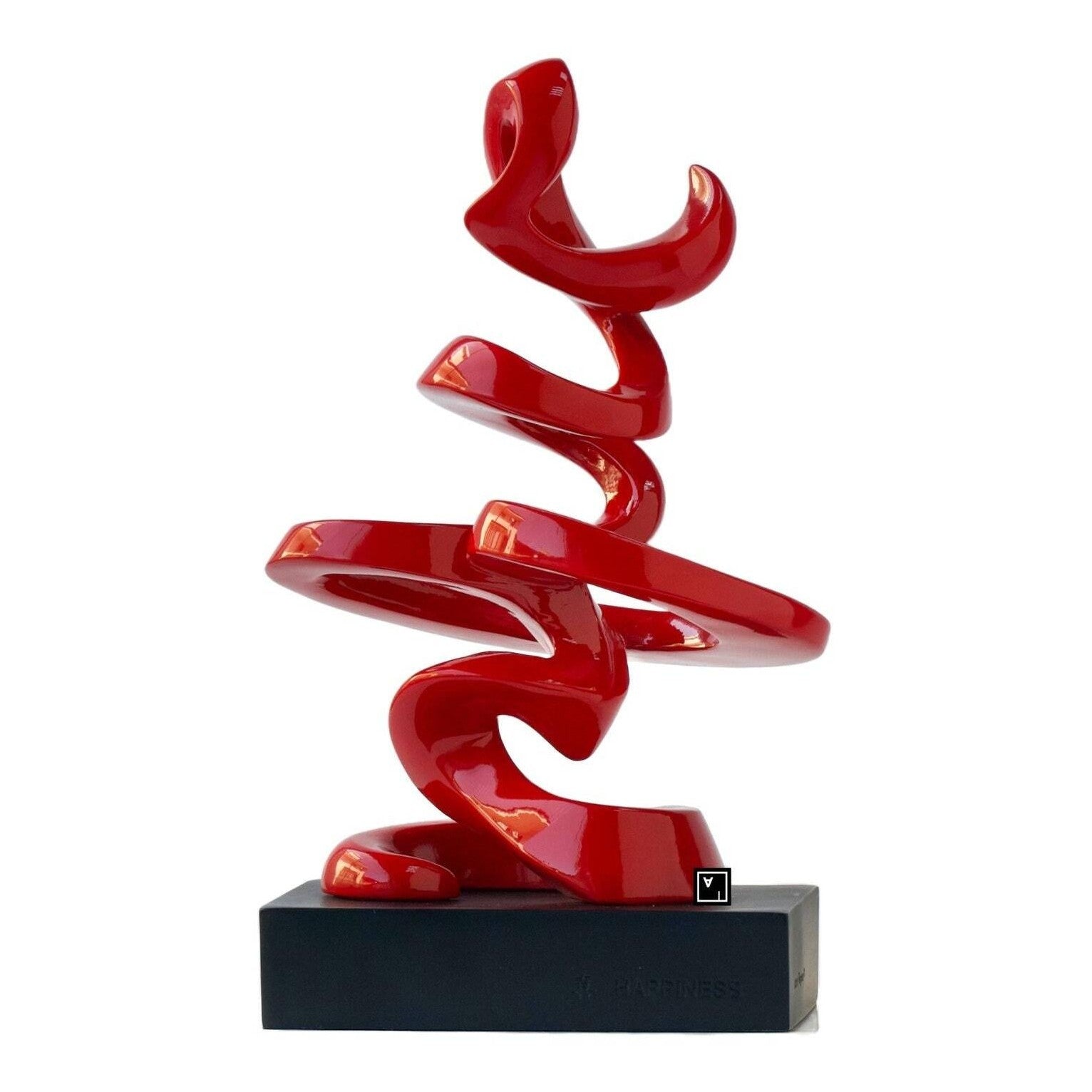 Chinese Symbol for Happiness Statue. Calligraphy Happiness. Chinese