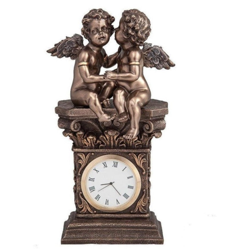 Clock with Angels | Clocks | Home Decor | Handcrafted | Collectible Ar