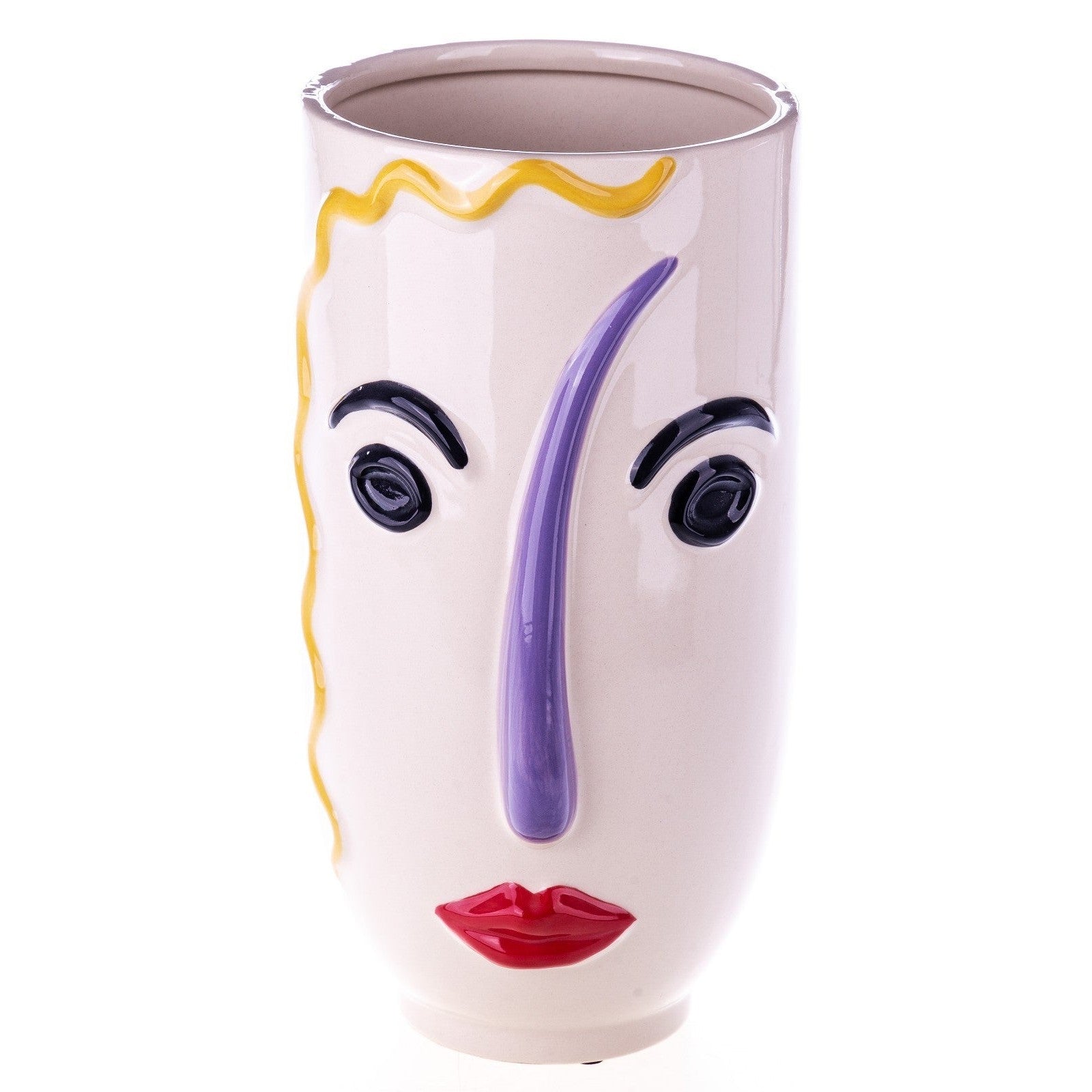 Colorful Abstract Face Vase | Vases & Bowls | Home Decor
