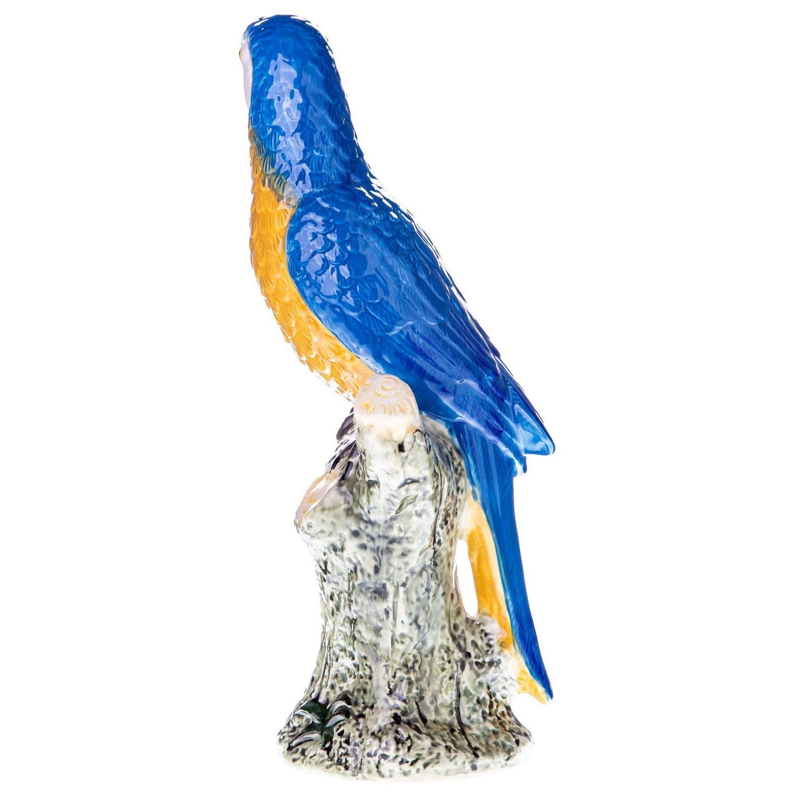 Colorful Ceramic Parrot Figurine | Animal Sculptures | Home Decor