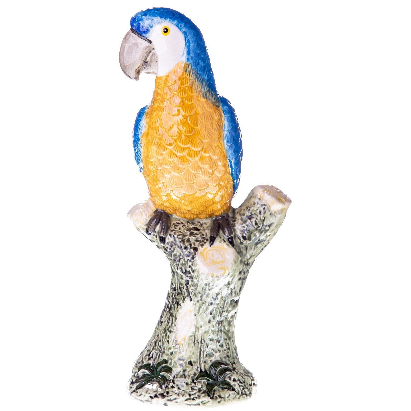 Colorful Ceramic Parrot Figurine | Animal Sculptures | Home Decor