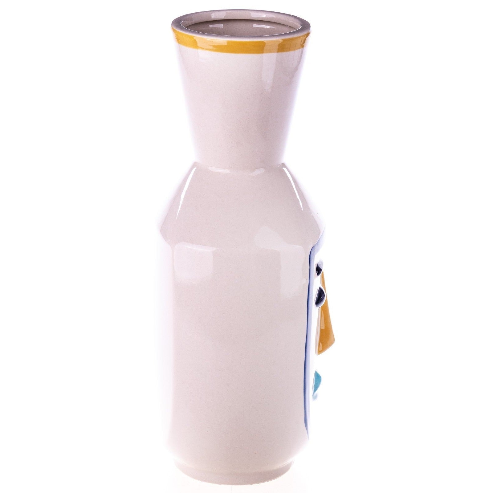 Contemporary Face Motif Ceramic Vase | Vases & Bowls | Home Decor