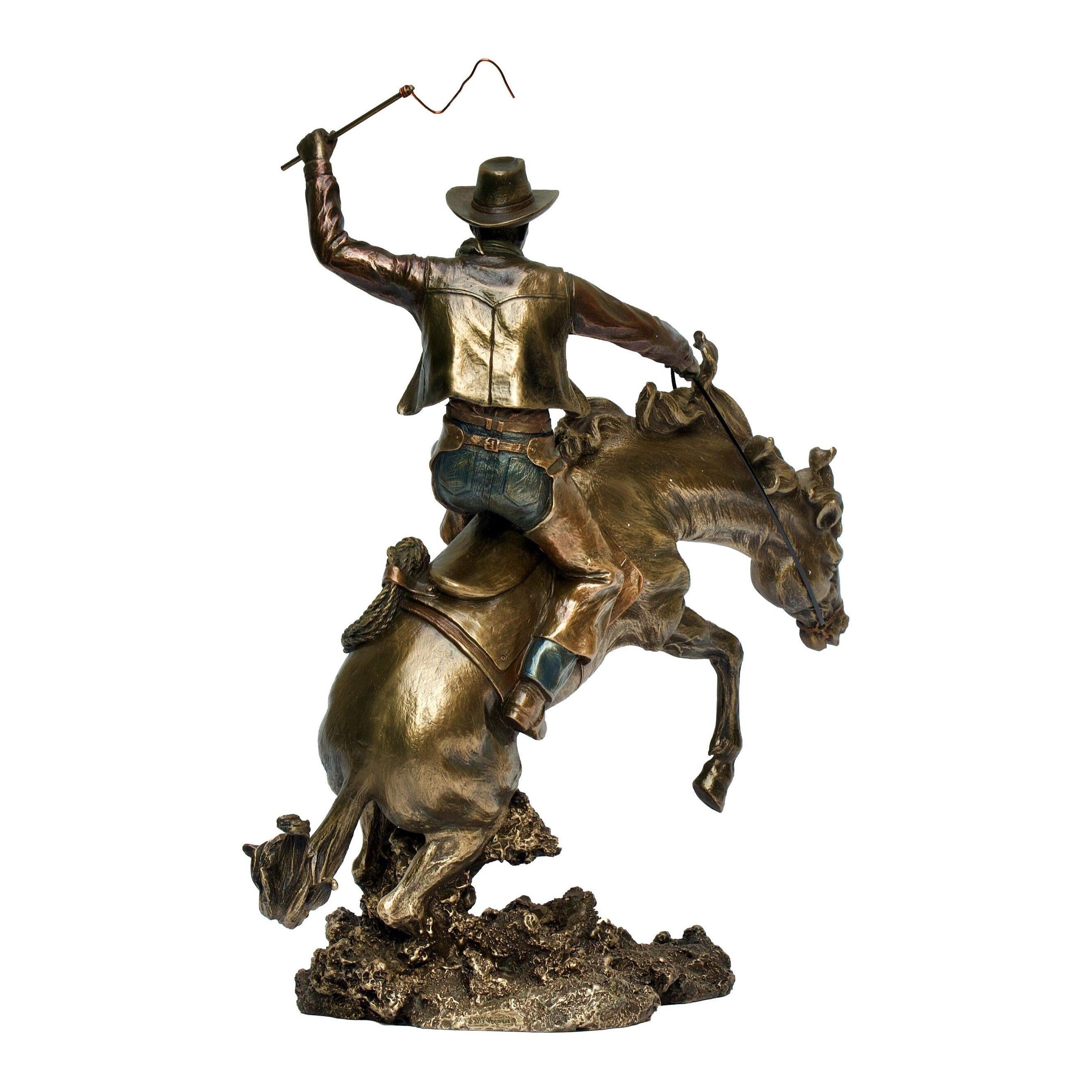 Cowboy with horse | Animal Sculptures | Home Decor | Handcrafted