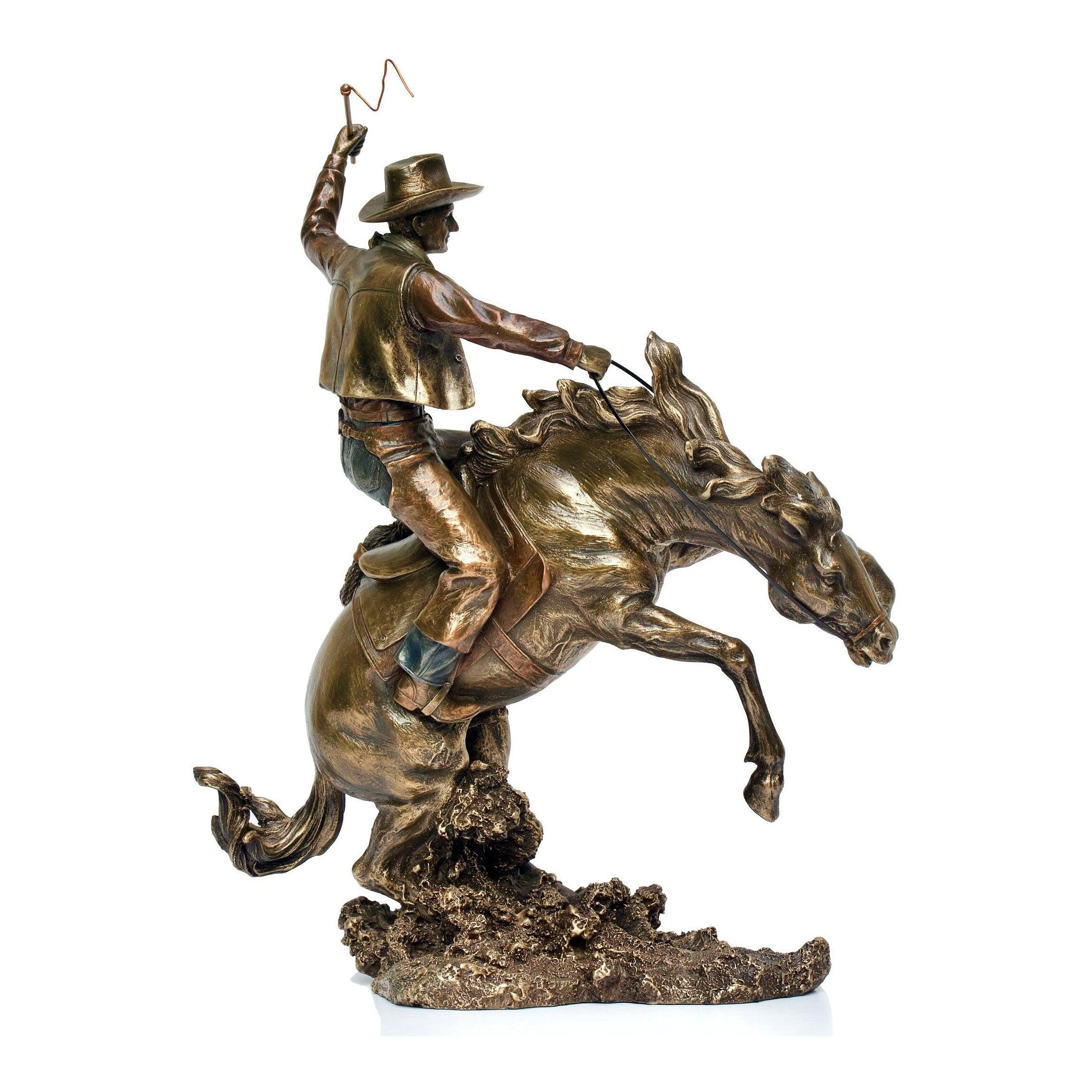 Cowboy with horse | Animal Sculptures | Home Decor | Handcrafted