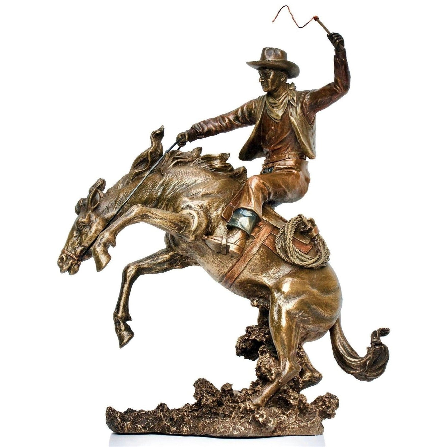 Cowboy with horse | Animal Sculptures | Home Decor | Handcrafted