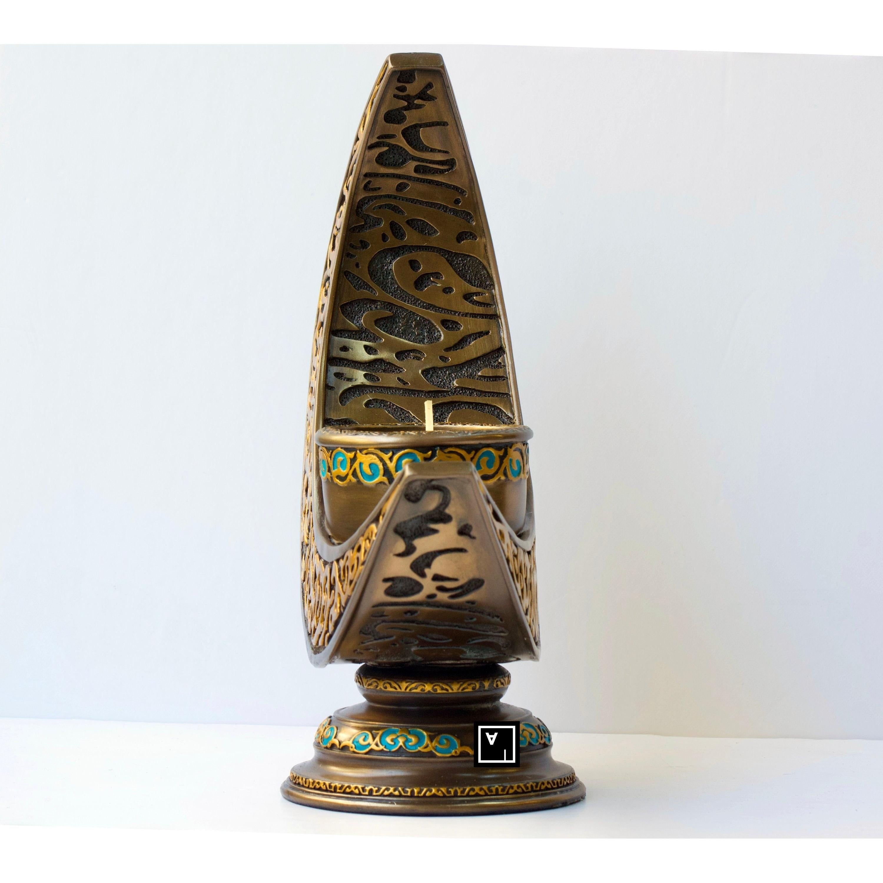 Crescent-shaped Candle Holder | Lighting | Home Decor | Handcrafted
