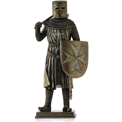 Crusader With Battle Axe and Shield | Curios & Collectibles