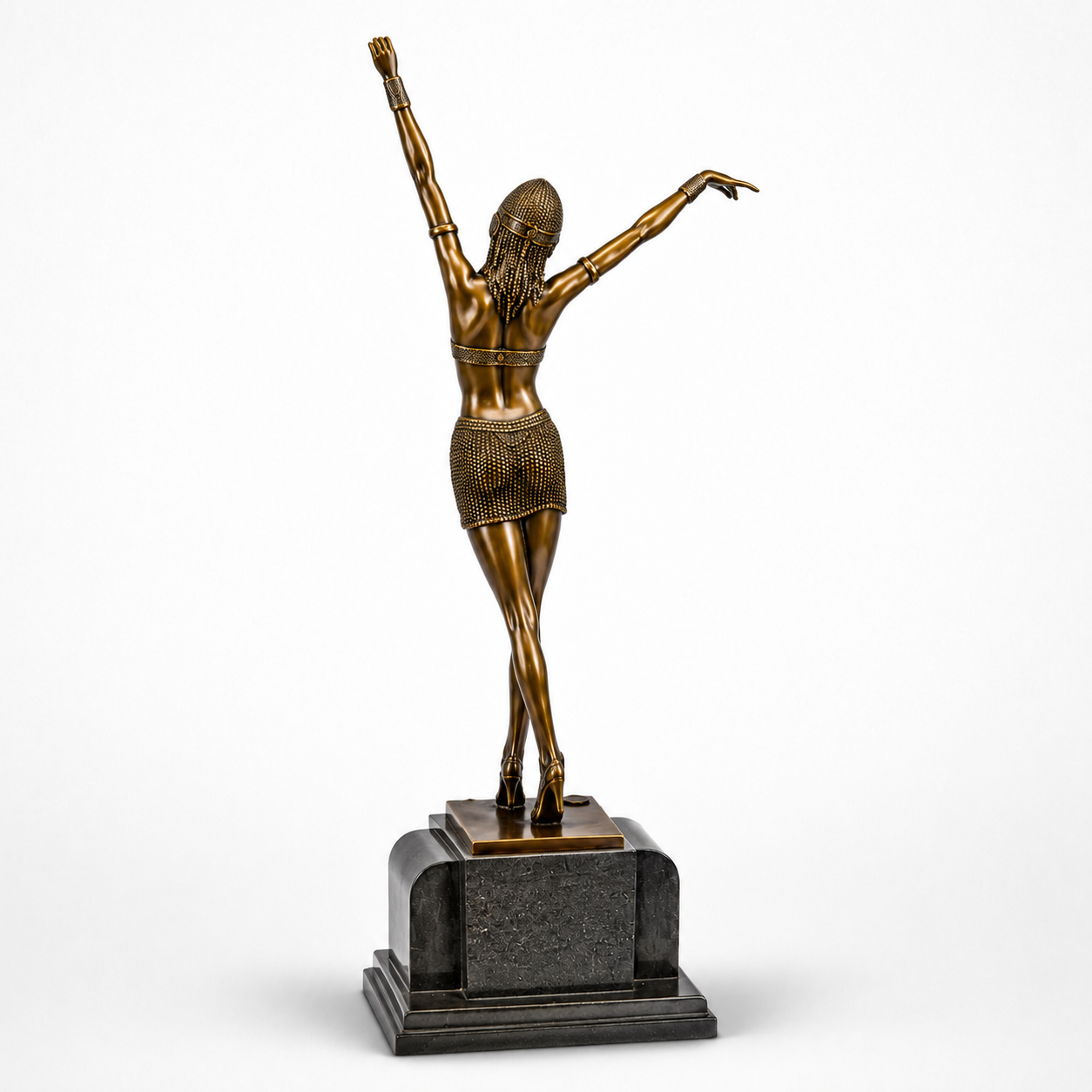 Egyptian Dancer | Handcrafted Bronze Decor | Unique Home Accent