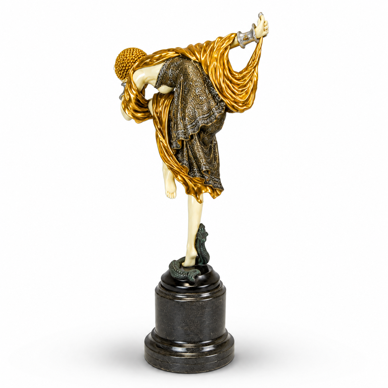 Bronze Sculpture of the Ankara Dancer, Dancer & Performance Sculptures