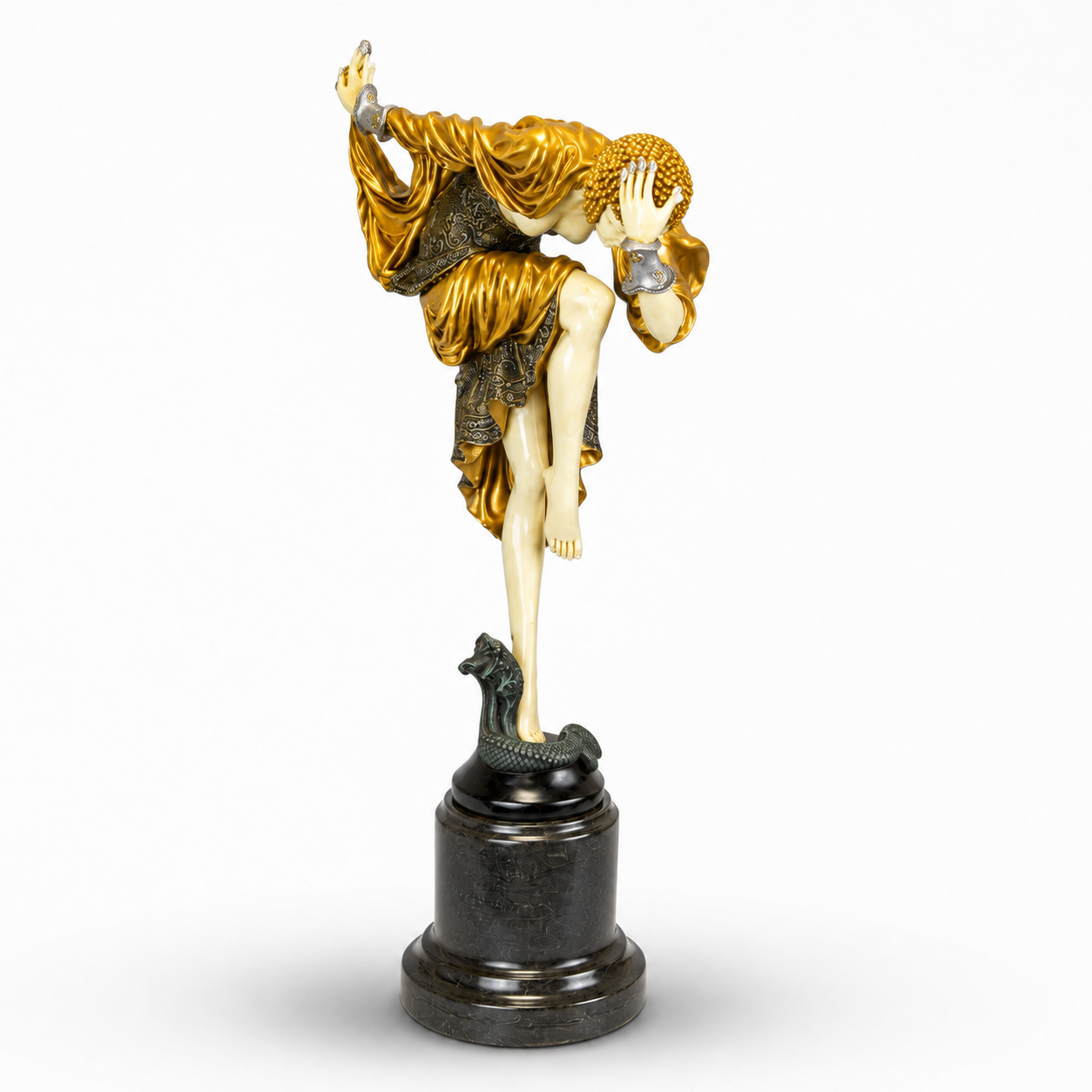 Bronze Sculpture of the Ankara Dancer, Dancer & Performance Sculptures