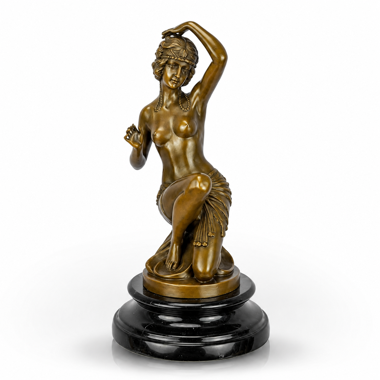 Oriental Dancer | Handcrafted Bronze Decor | Unique Home Accent