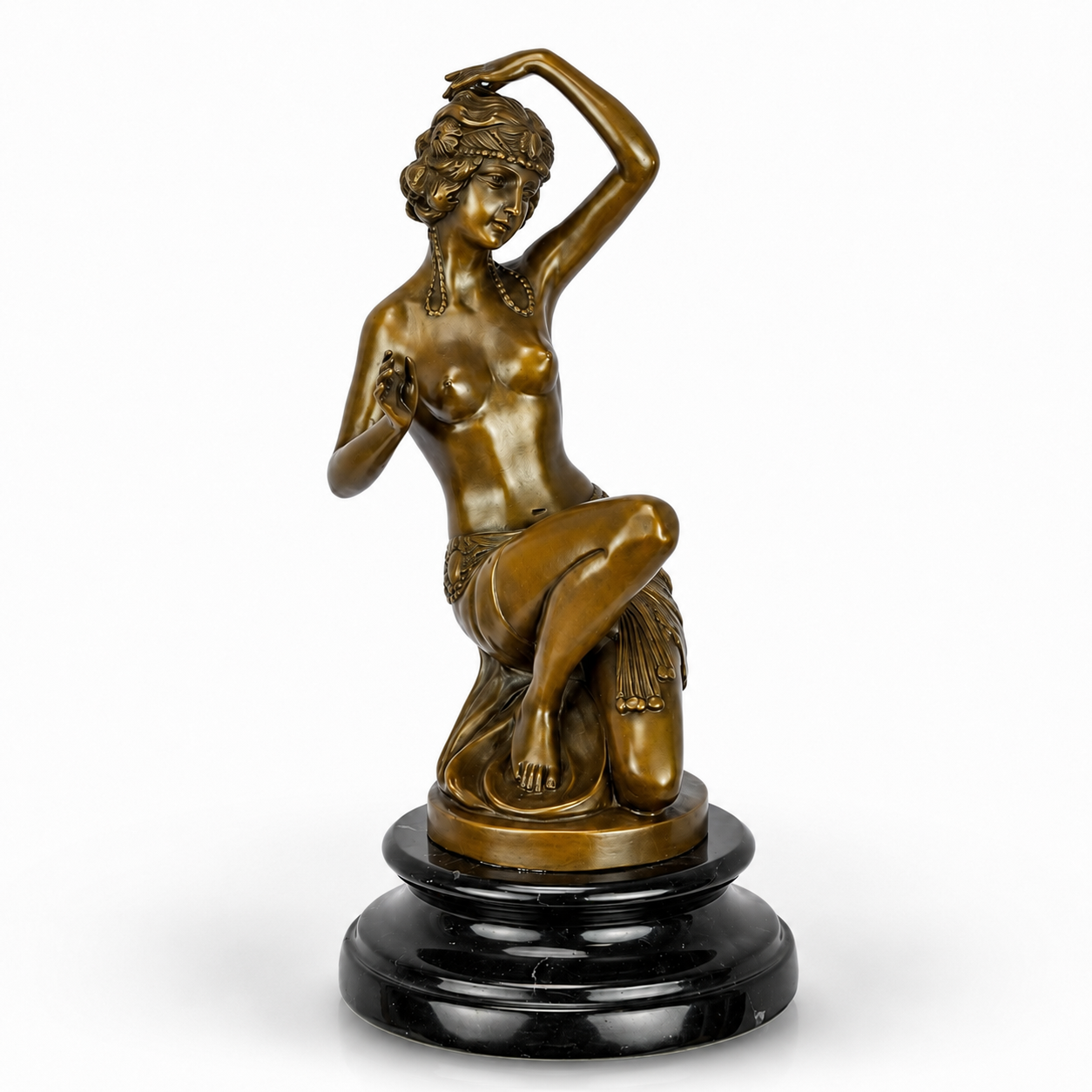 Oriental Dancer | Handcrafted Bronze Decor | Unique Home Accent
