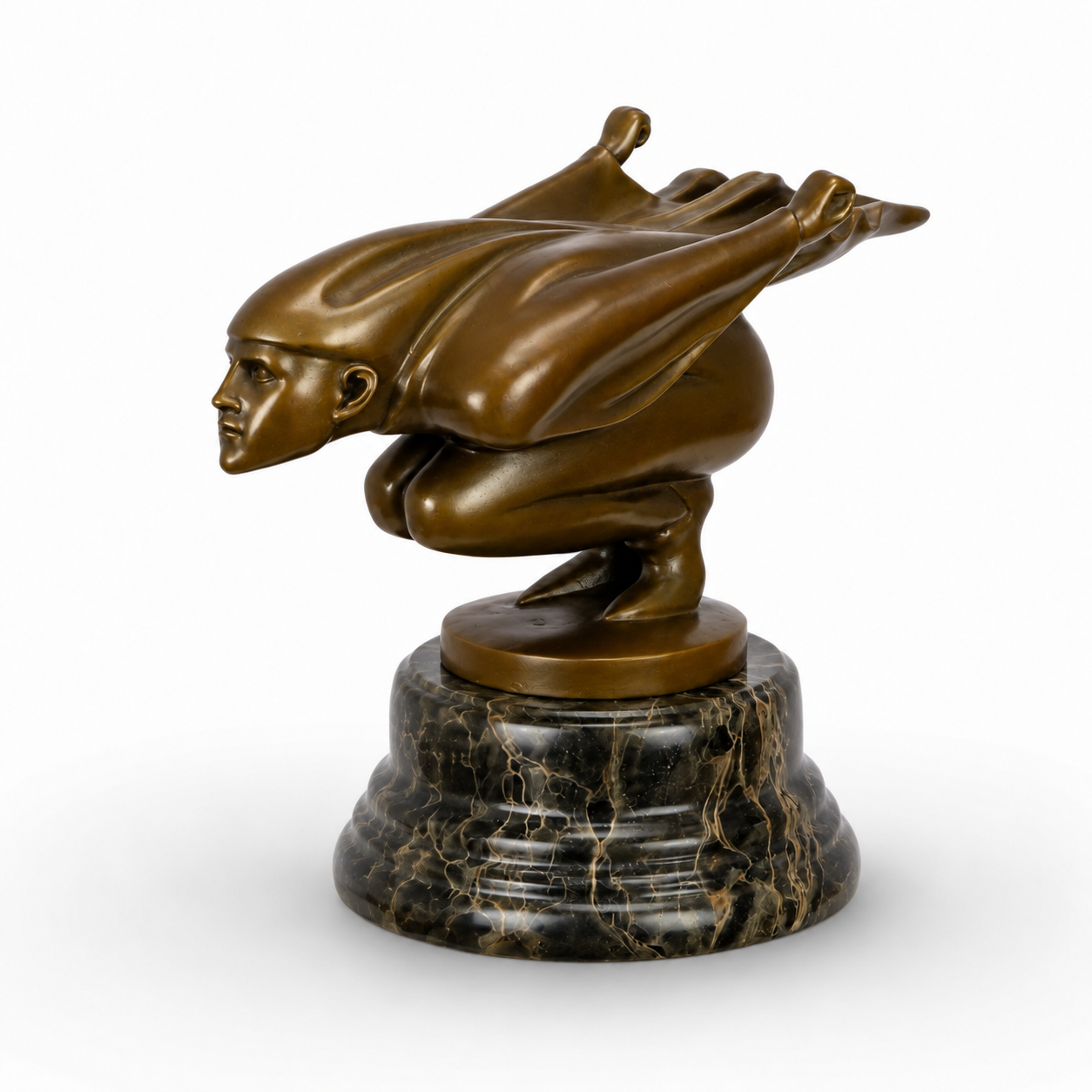 Called "raging Jester" | Handcrafted Bronze Decor | Unique Home Accent