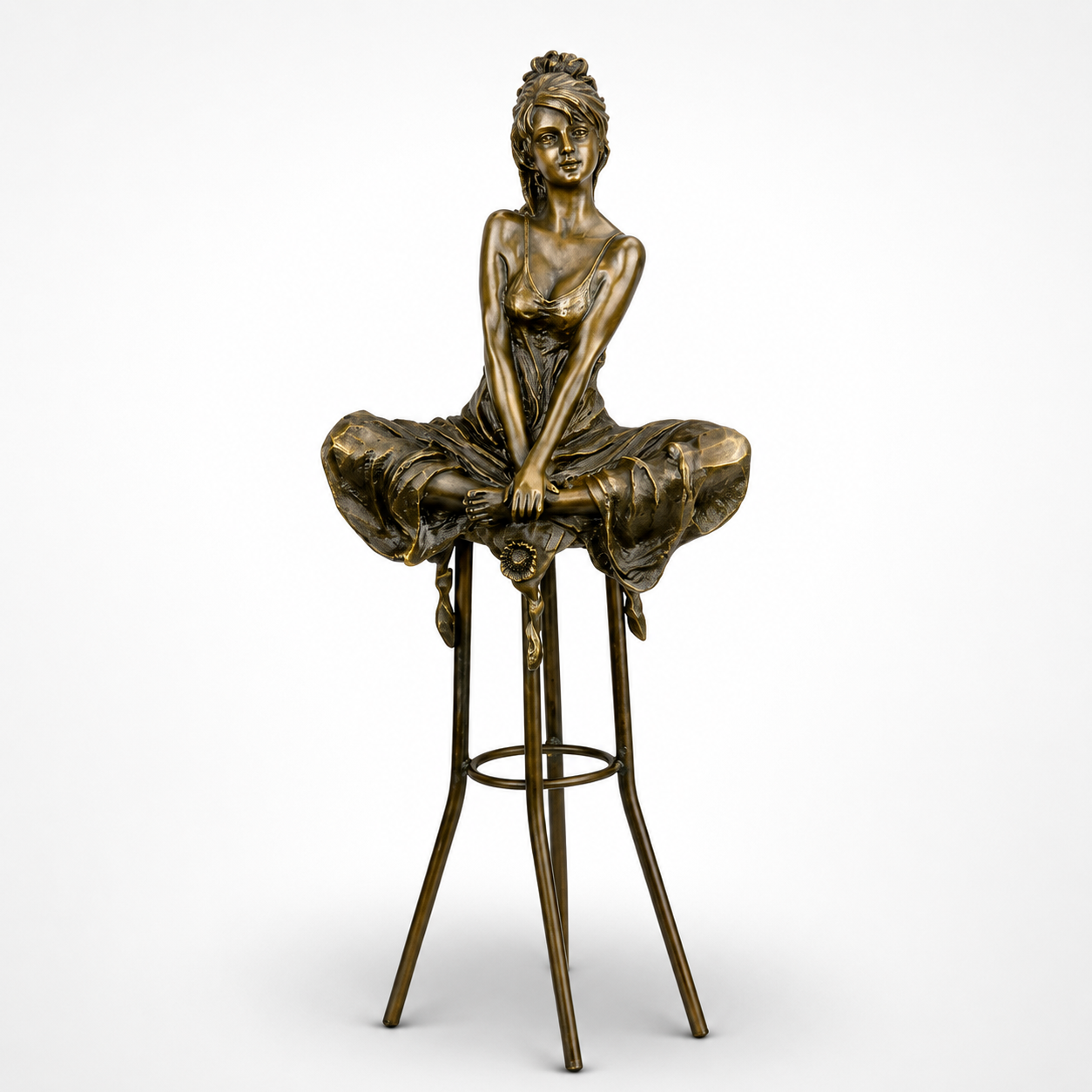 Lady on Barchair | Figurines & Statues | Home Decor | Handcrafted