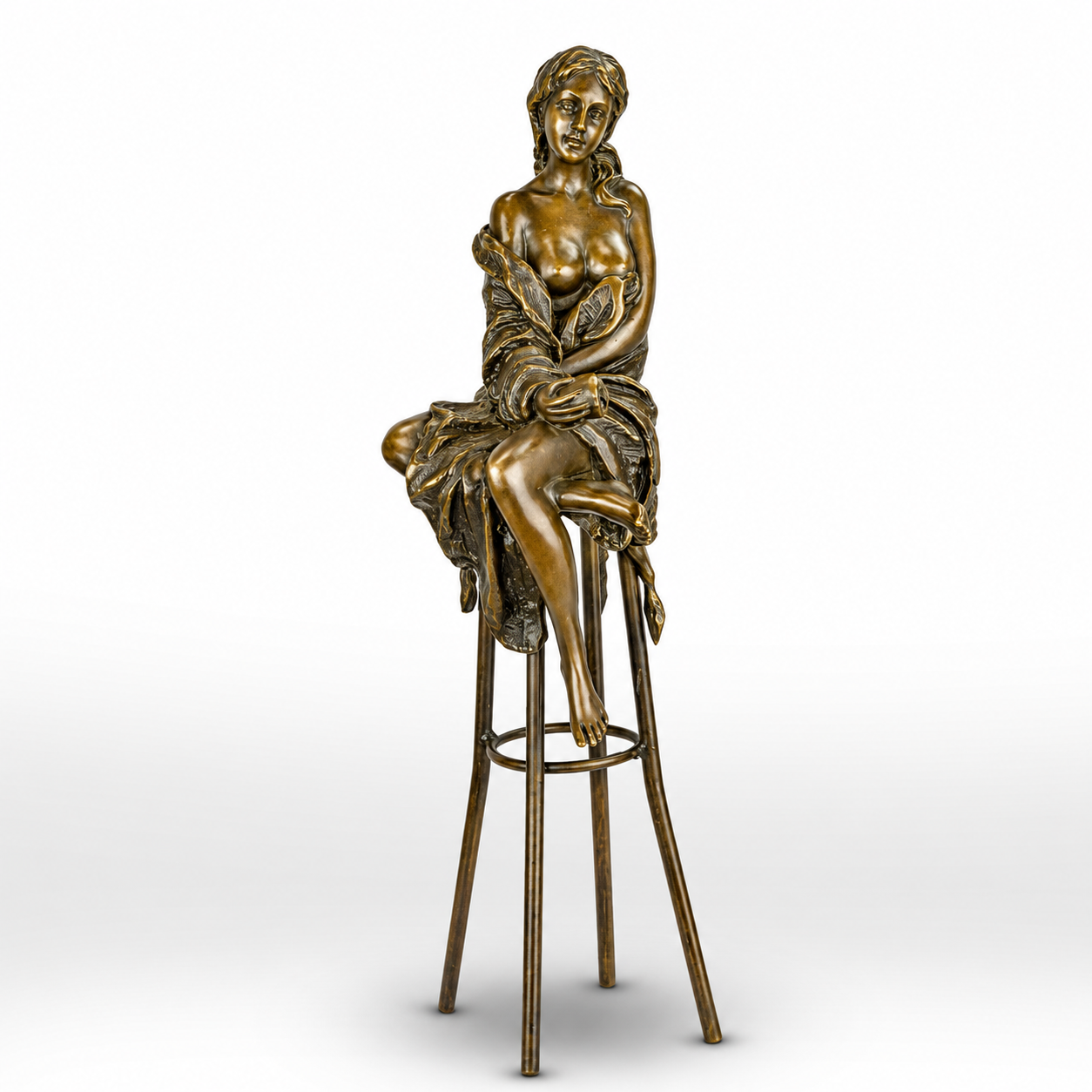Lady on Barchair | Figurines & Statues | Home Decor | Handcrafted