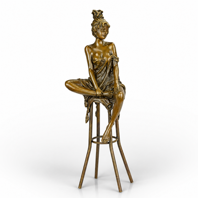 Lady on Barchair | Figurines & Statues | Home Decor | Handcrafted