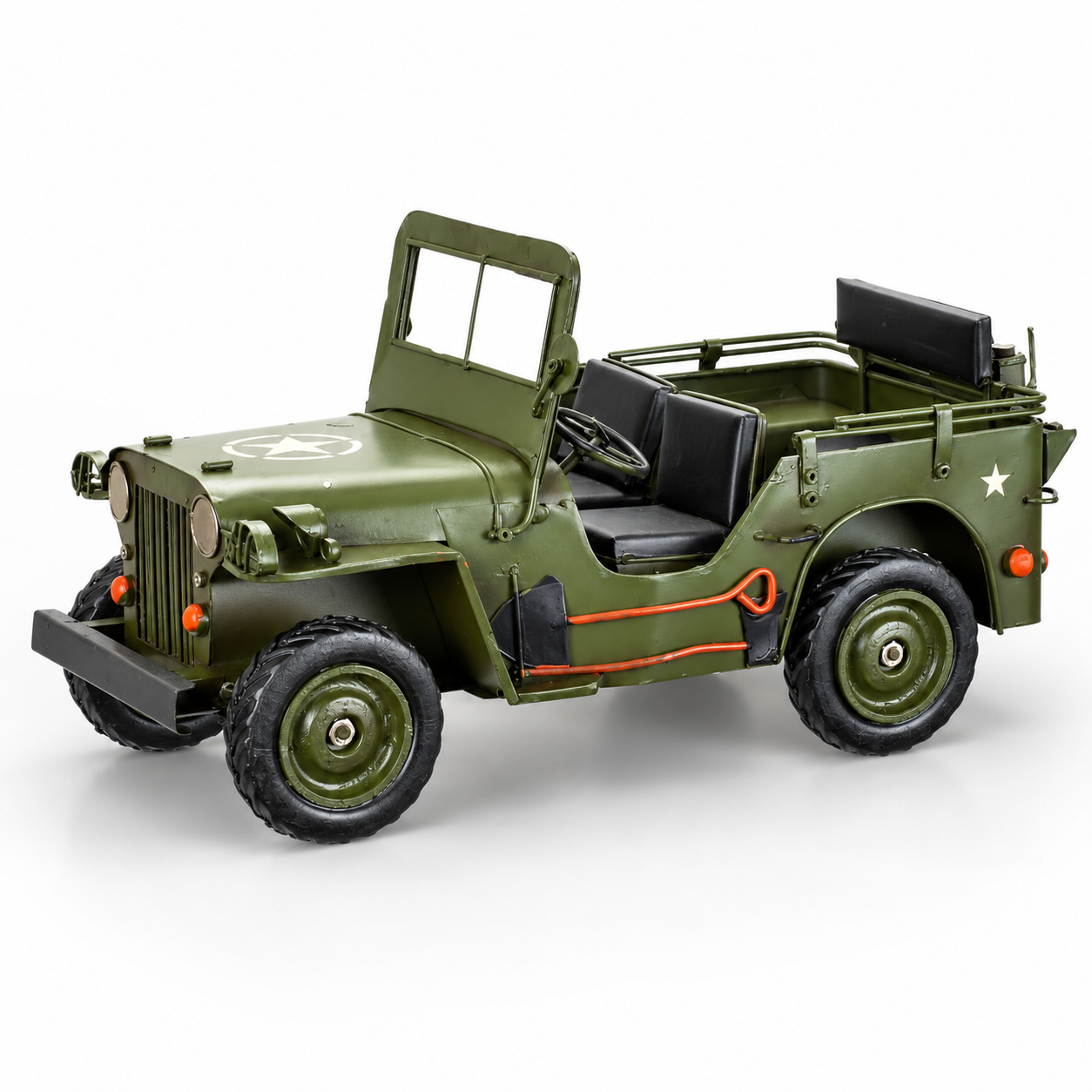 Tin Model of an Army Jeep | Tin & Model Collectibles | Home Decor