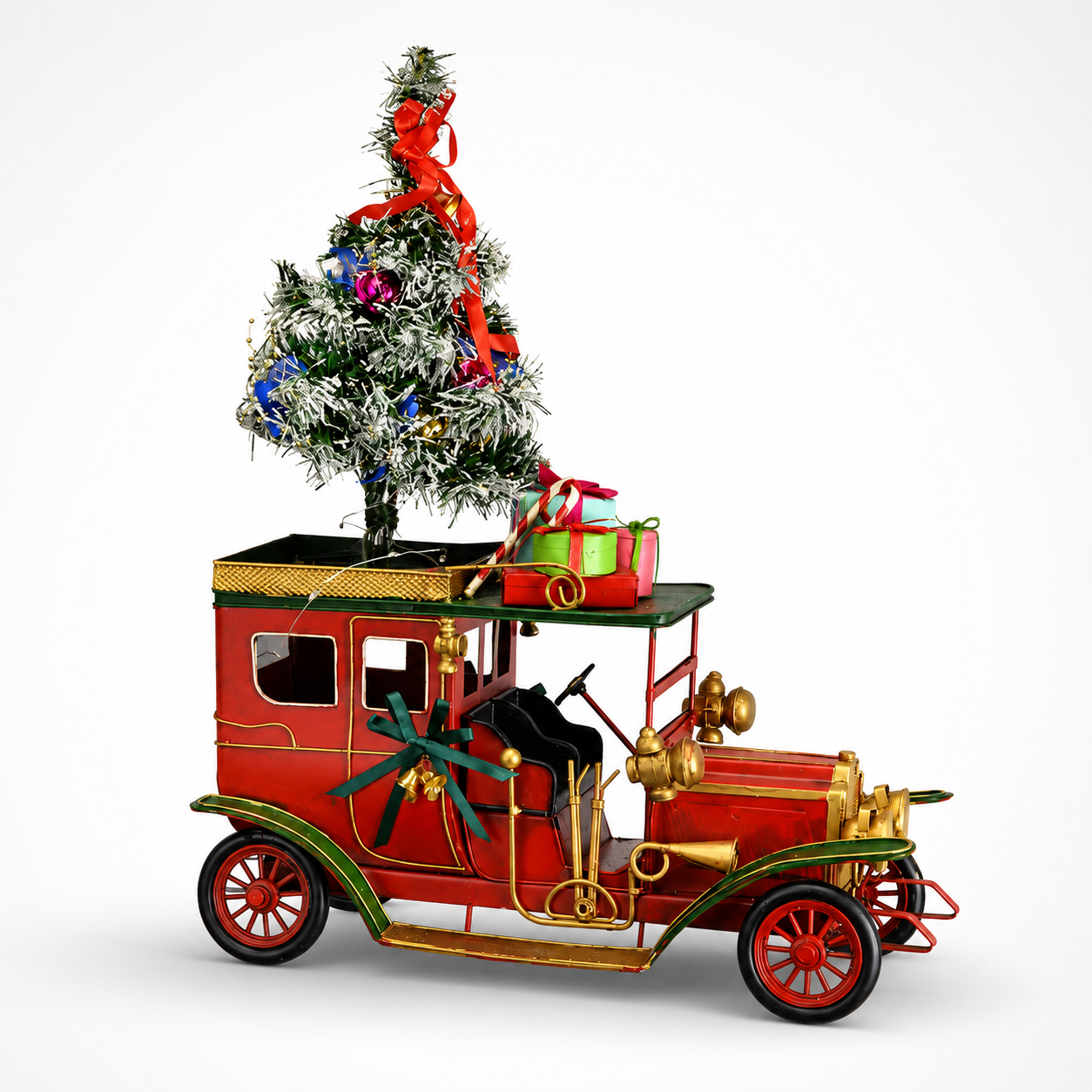 Tin Model of a Classic Christmas Car | Tin & Model Collectibles
