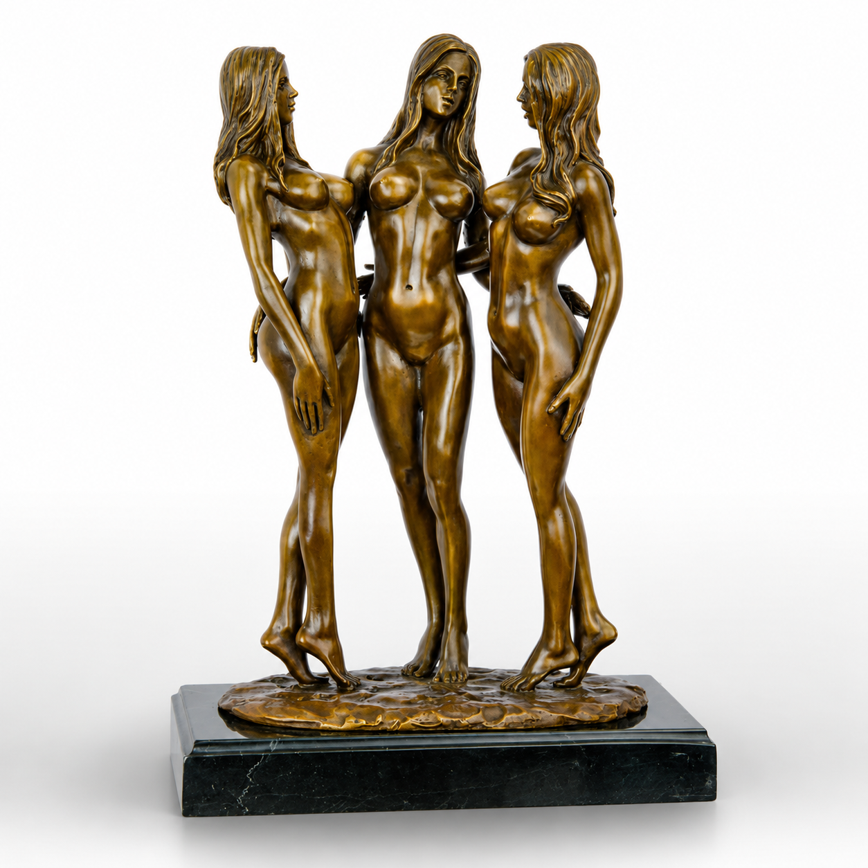 Bronze Three Graces Sculpture