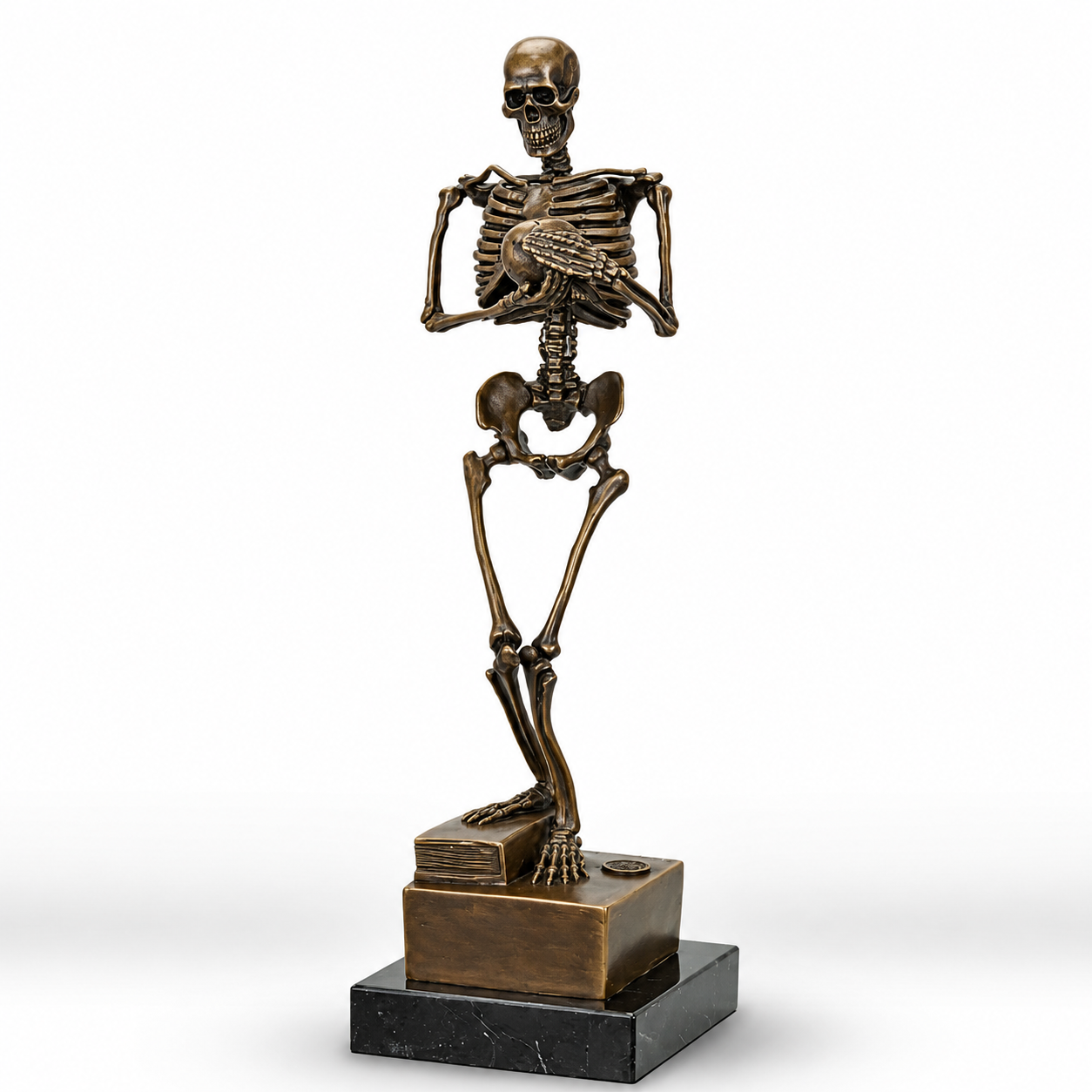 Skeleton Holding Skull | Curios & Collectibles | Home Decor