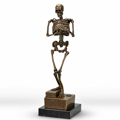 Skeleton Holding Skull | Curios & Collectibles | Home Decor