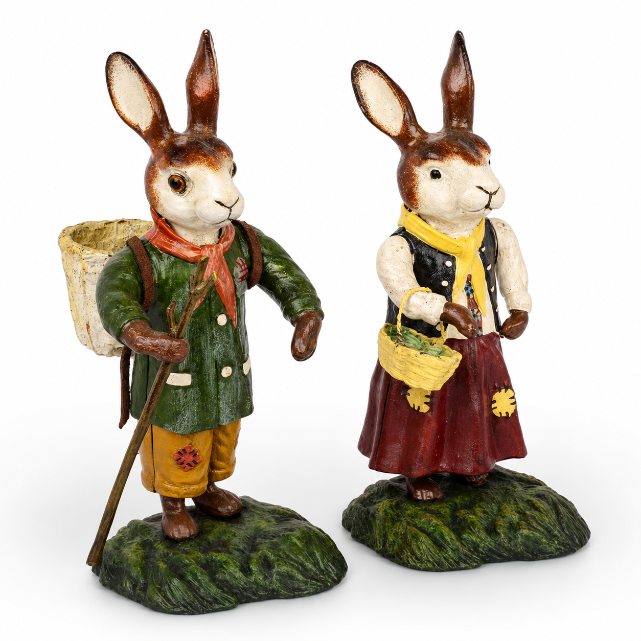 Pair of Bunnies | Curios & Collectibles | Home Decor | Handcrafted