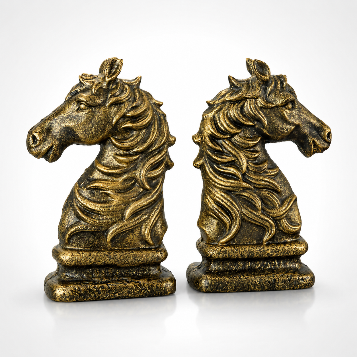 Horsehead Bookend | Curios & Collectibles | Home Decor | Handcrafted