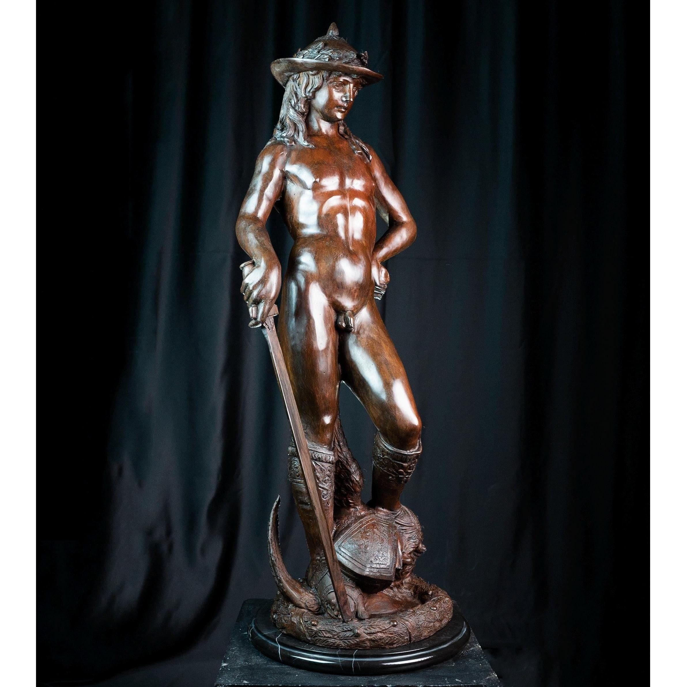 David by Donatello Bronze Museum copy | Figurines & Statues
