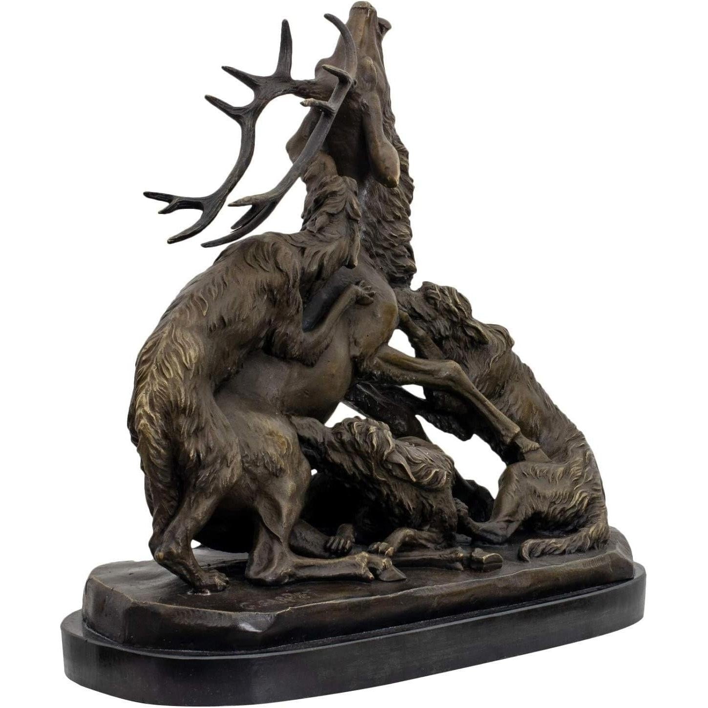 Deer Hunt | Animal Sculptures | Home Decor | Handcrafted