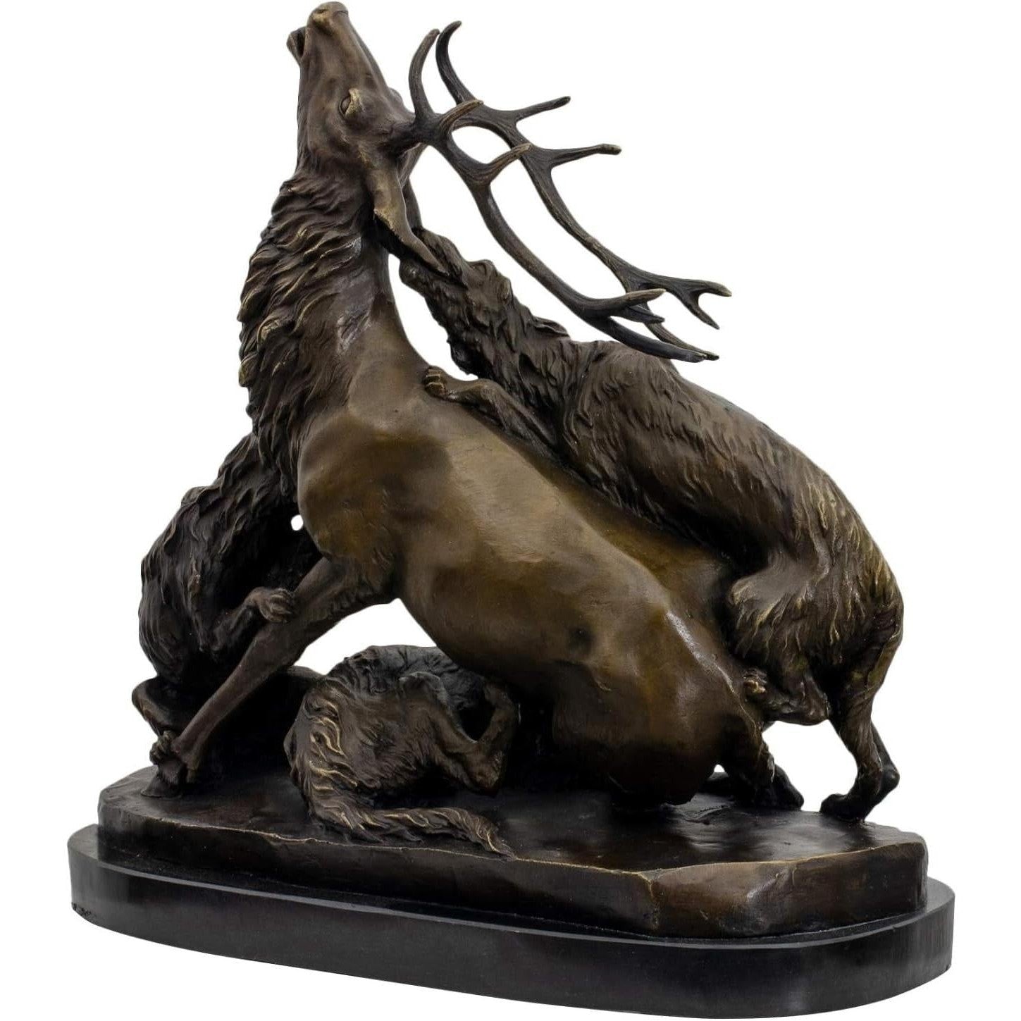 Deer Hunt | Animal Sculptures | Home Decor | Handcrafted