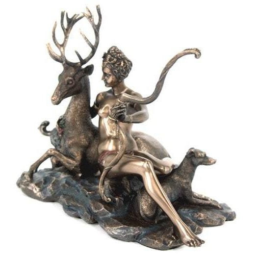 Demeter Figurine Statue Bronze Sculpture. Greek Goddess.Goddess of the