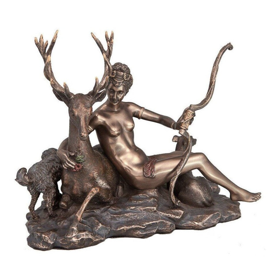Demeter Figurine Statue Bronze Sculpture. Greek Goddess.Goddess of the