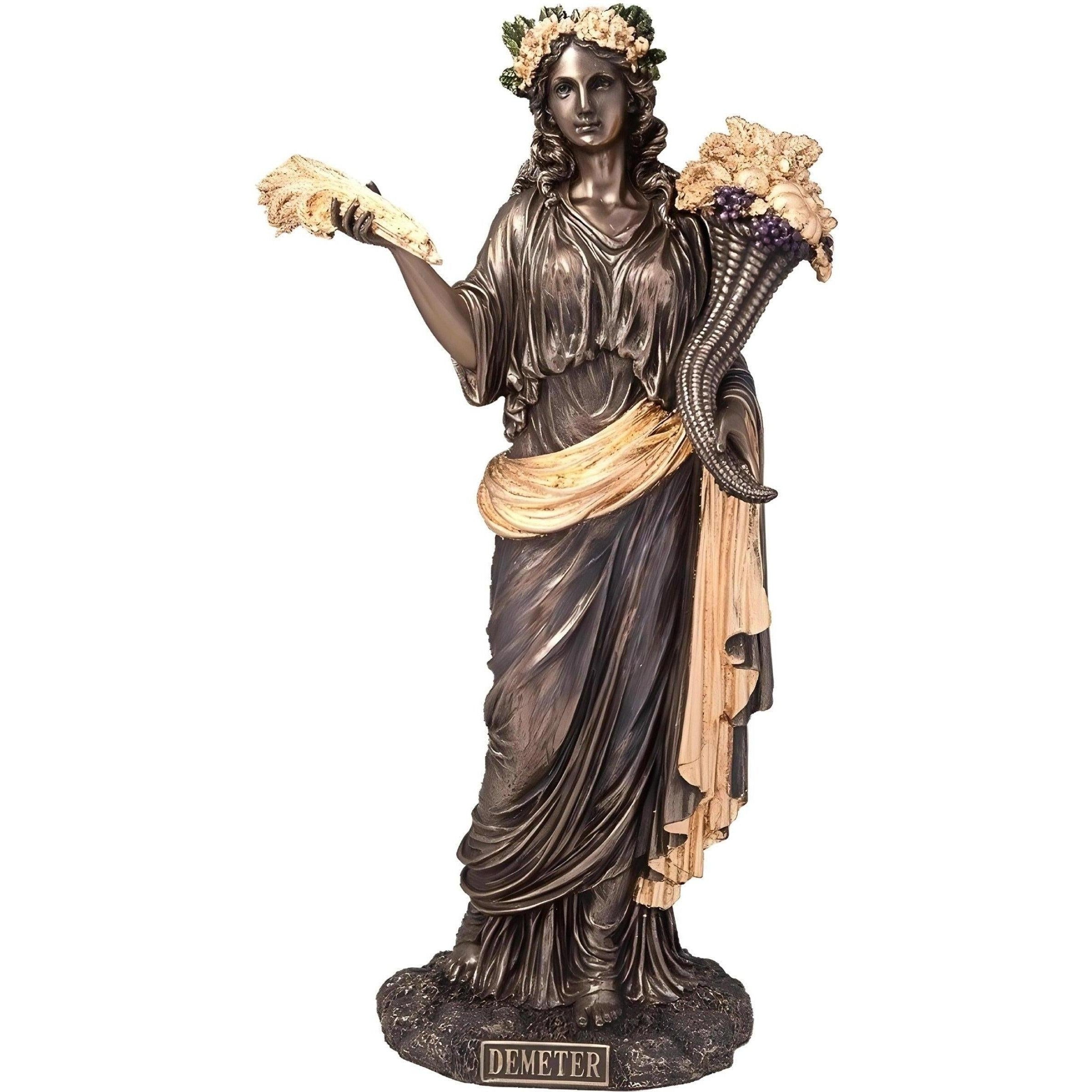 Demeter | Mythology & Deity Sculptures | Home Decor | Handcrafted