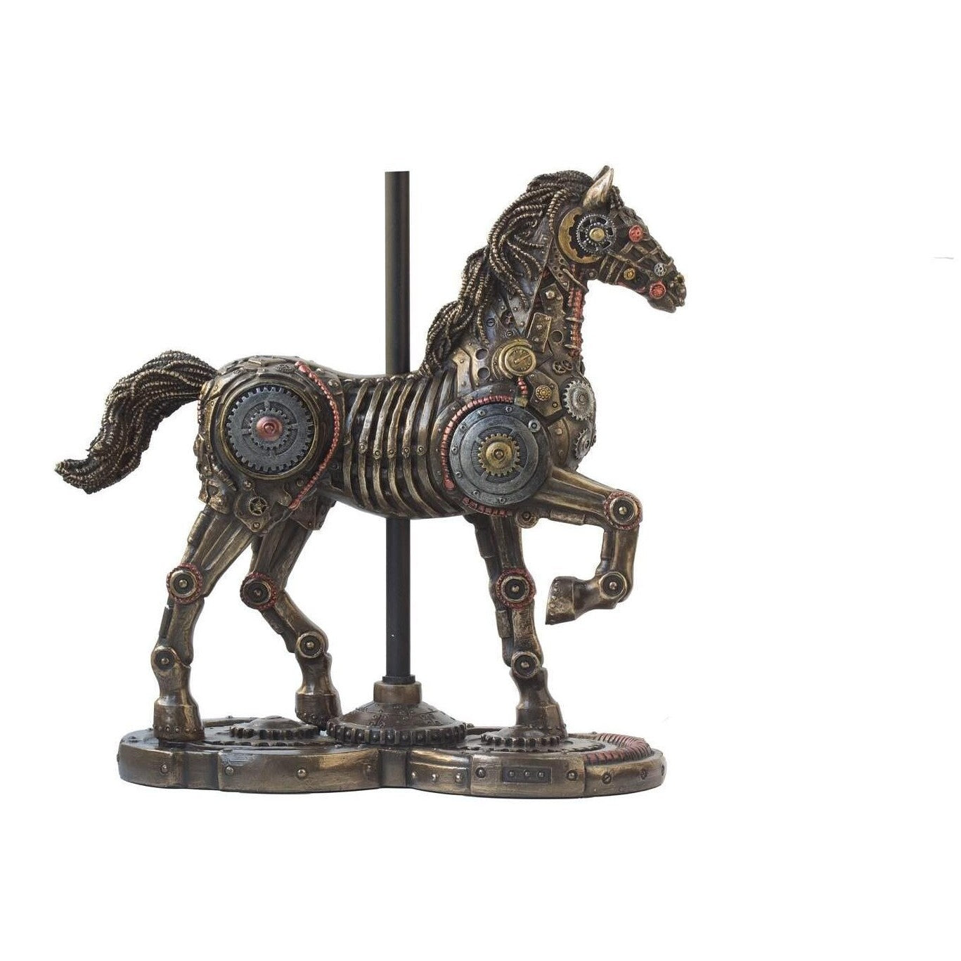 Desk Lamp with Trotting Horse | Lighting | Home Decor | Handcrafted